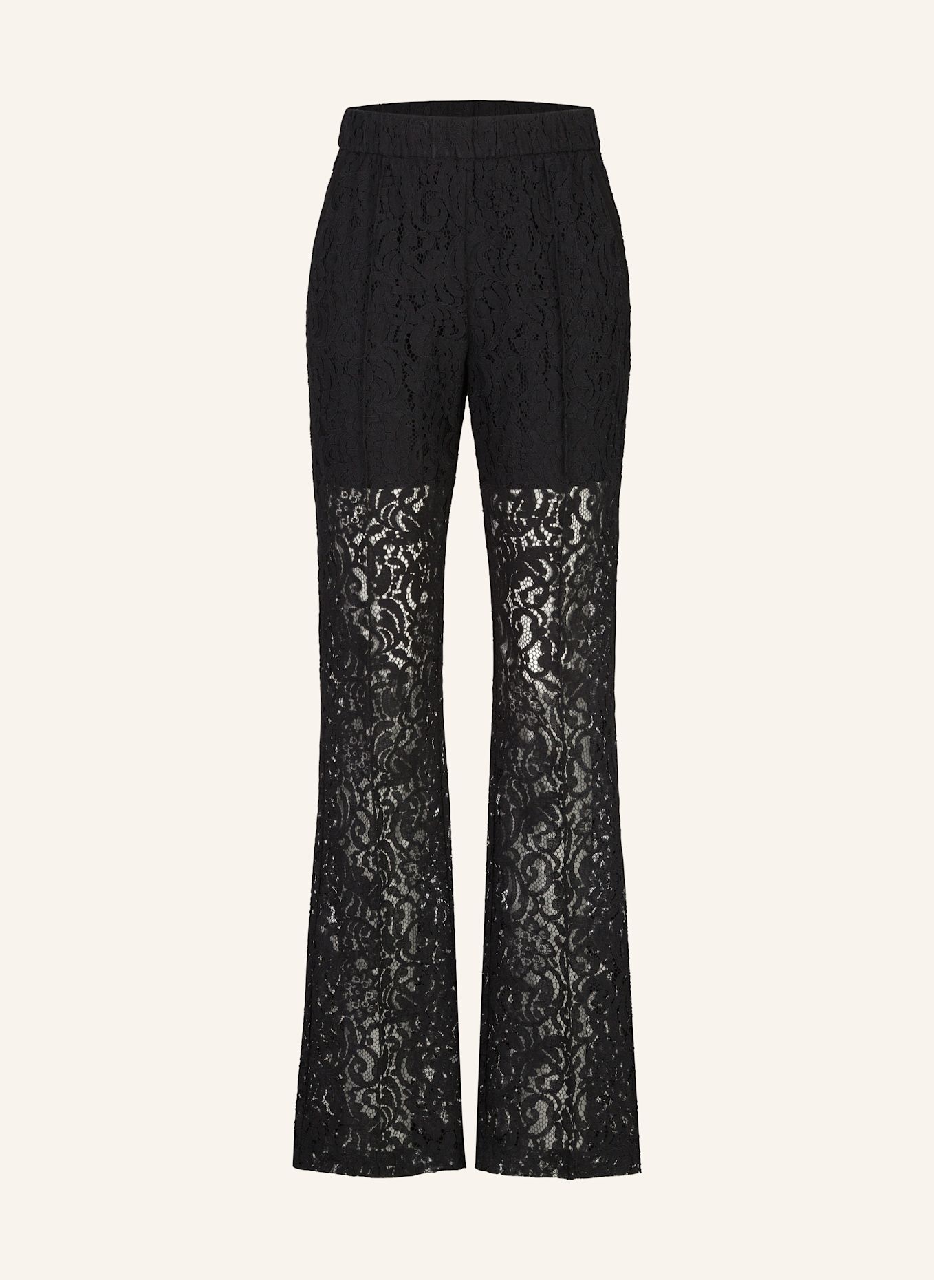 19V69 ITALIA Hose mit Spitze Lilliana Lace: SCHWARZ