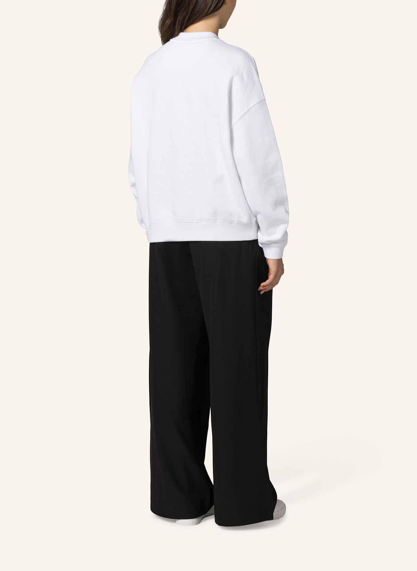 19V69 ITALIA Sweatshirt Willow Teddy: WEISS