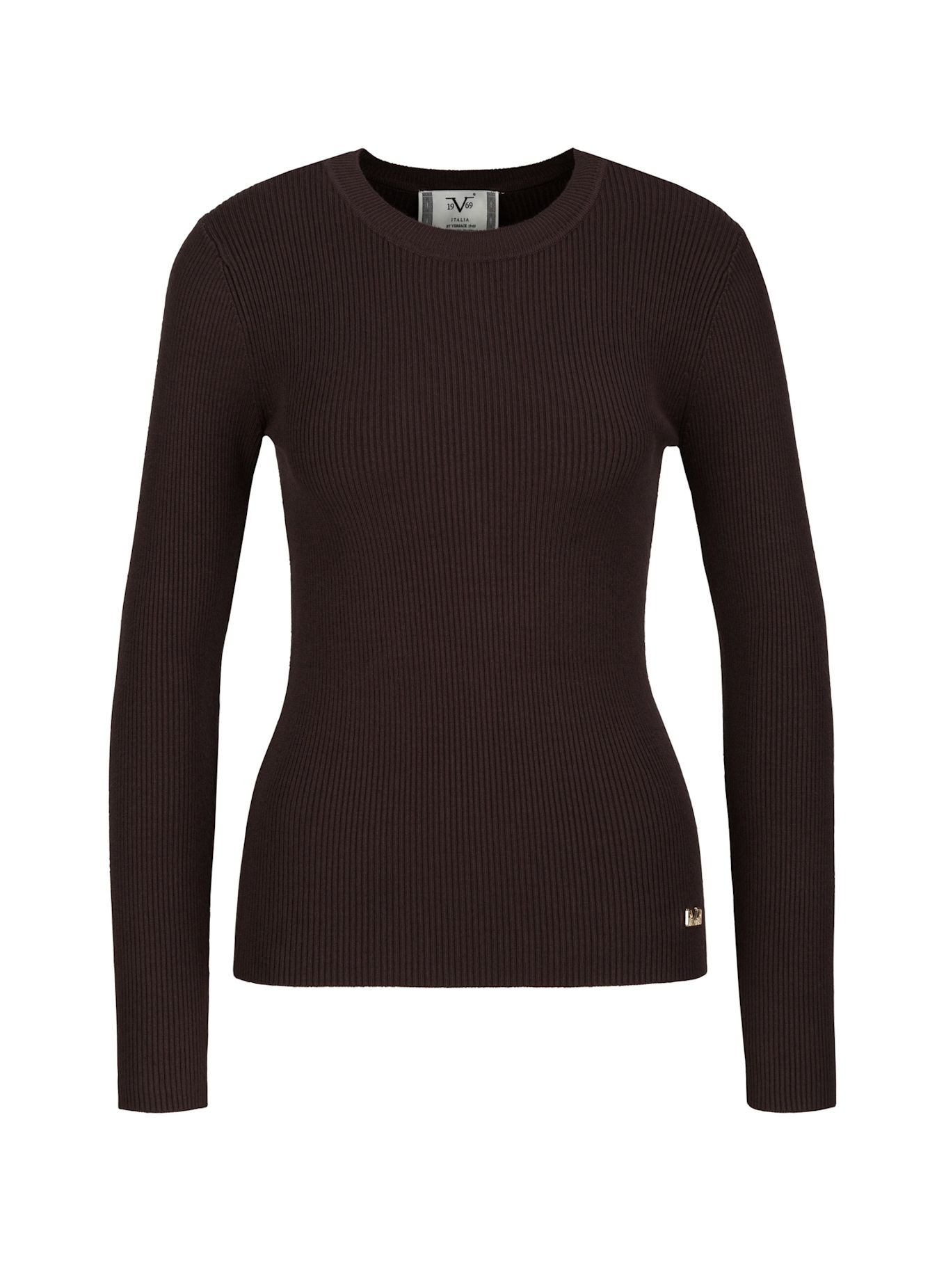19V69 ITALIA Strickpullover Antonia: BRAUN