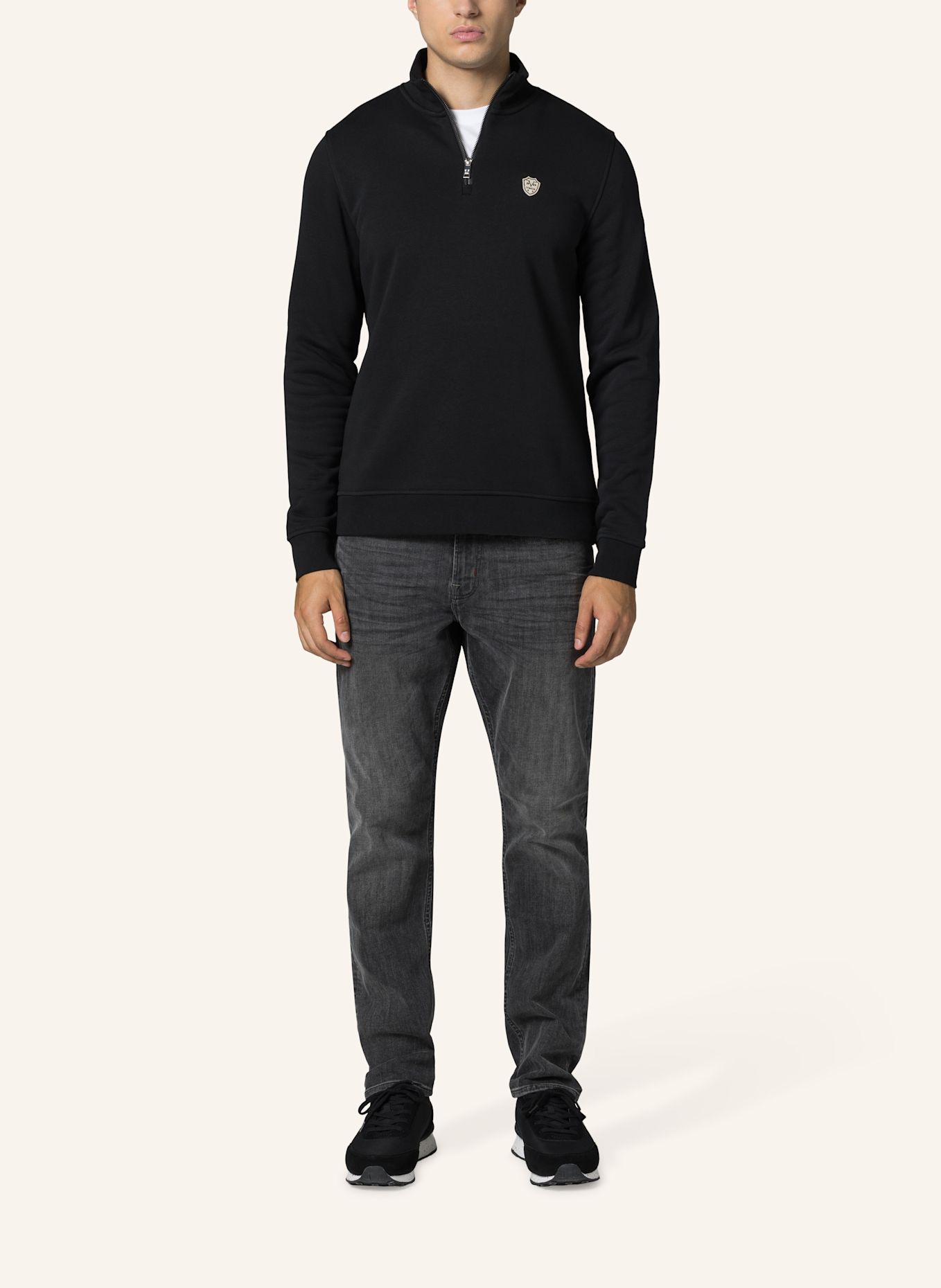 19V69 ITALIA Strickjacke Orazio: SCHWARZ
