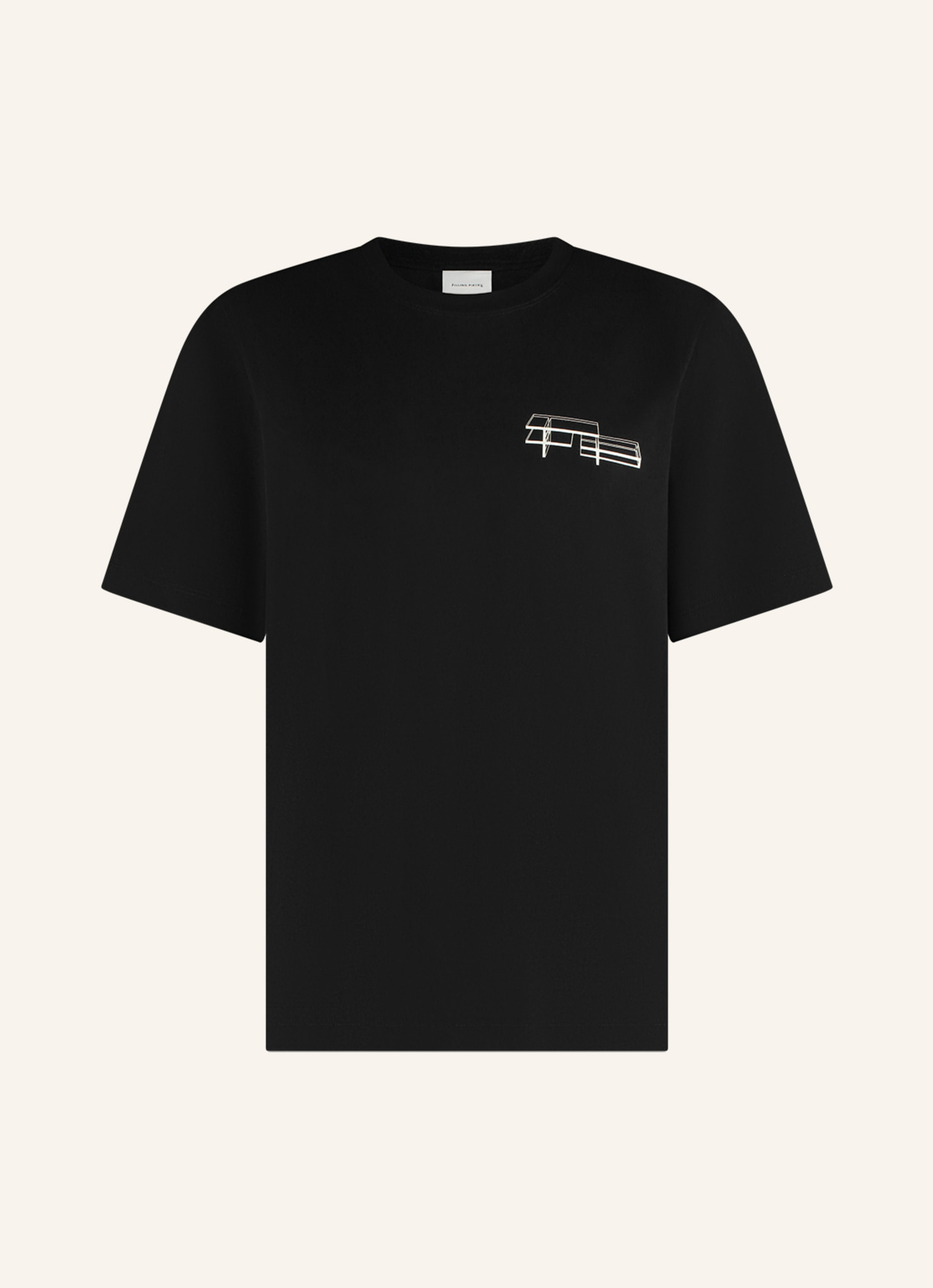 FILLING PIECES T-Shirt HANDSHAKE, Farbe: SCHWARZ (Bild 1)