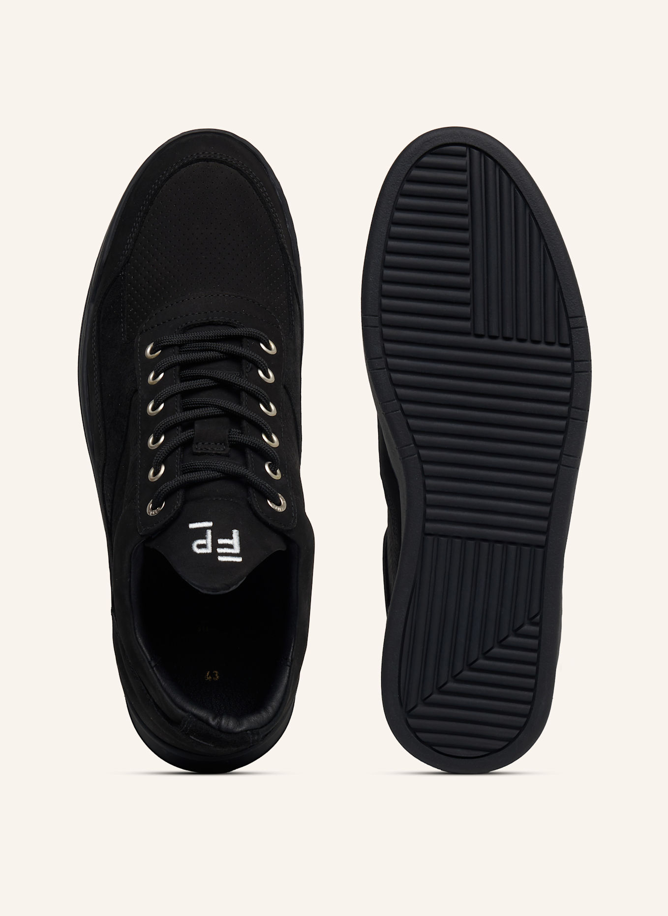 FILLING PIECES Low Top Sneaker GHOST PANEL, Farbe: SCHWARZ (Bild 4)