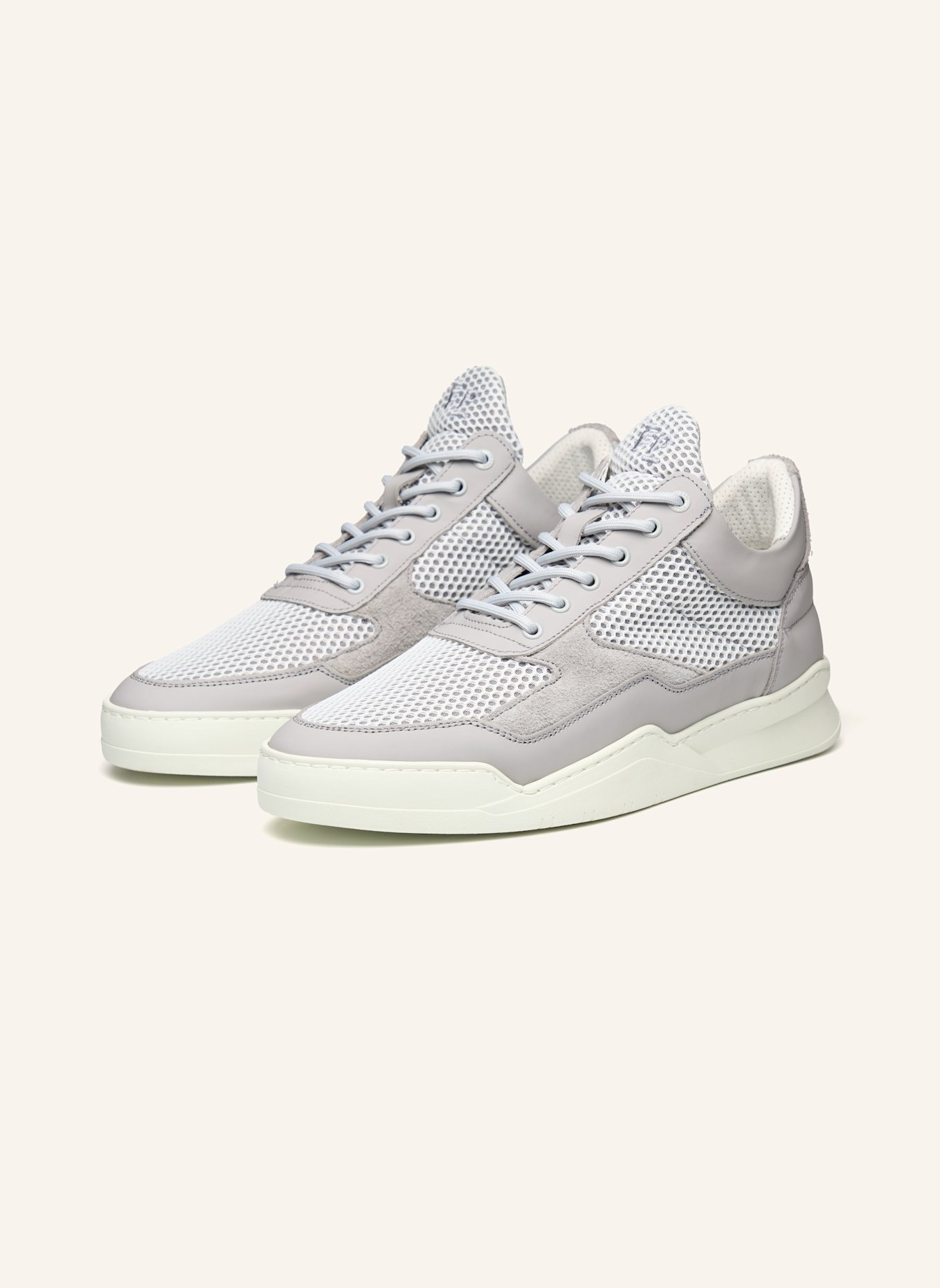 FILLING PIECES Sneaker LOW TOP GHOST MESH: GRAU