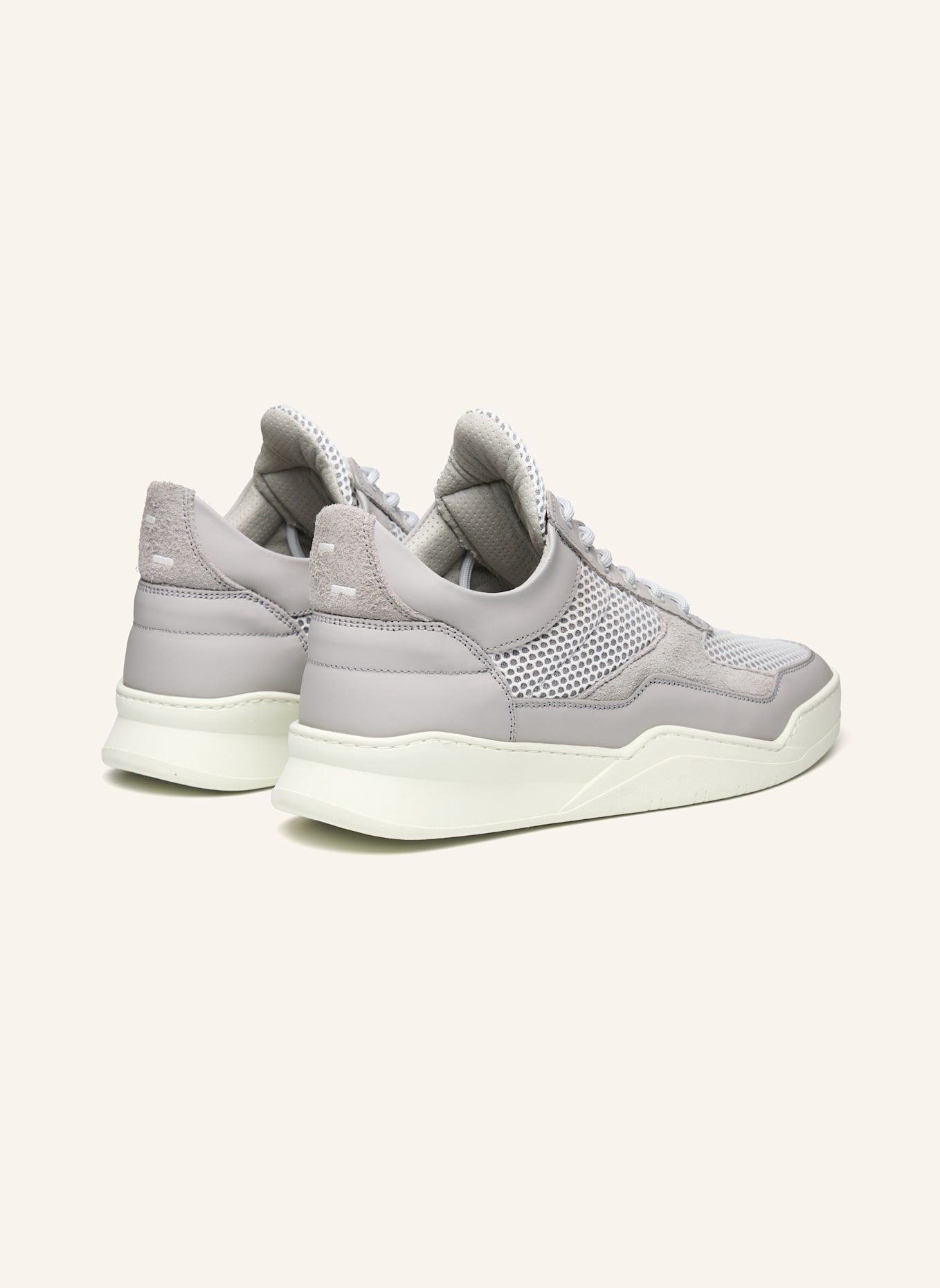 FILLING PIECES Sneaker LOW TOP GHOST MESH: GRAU