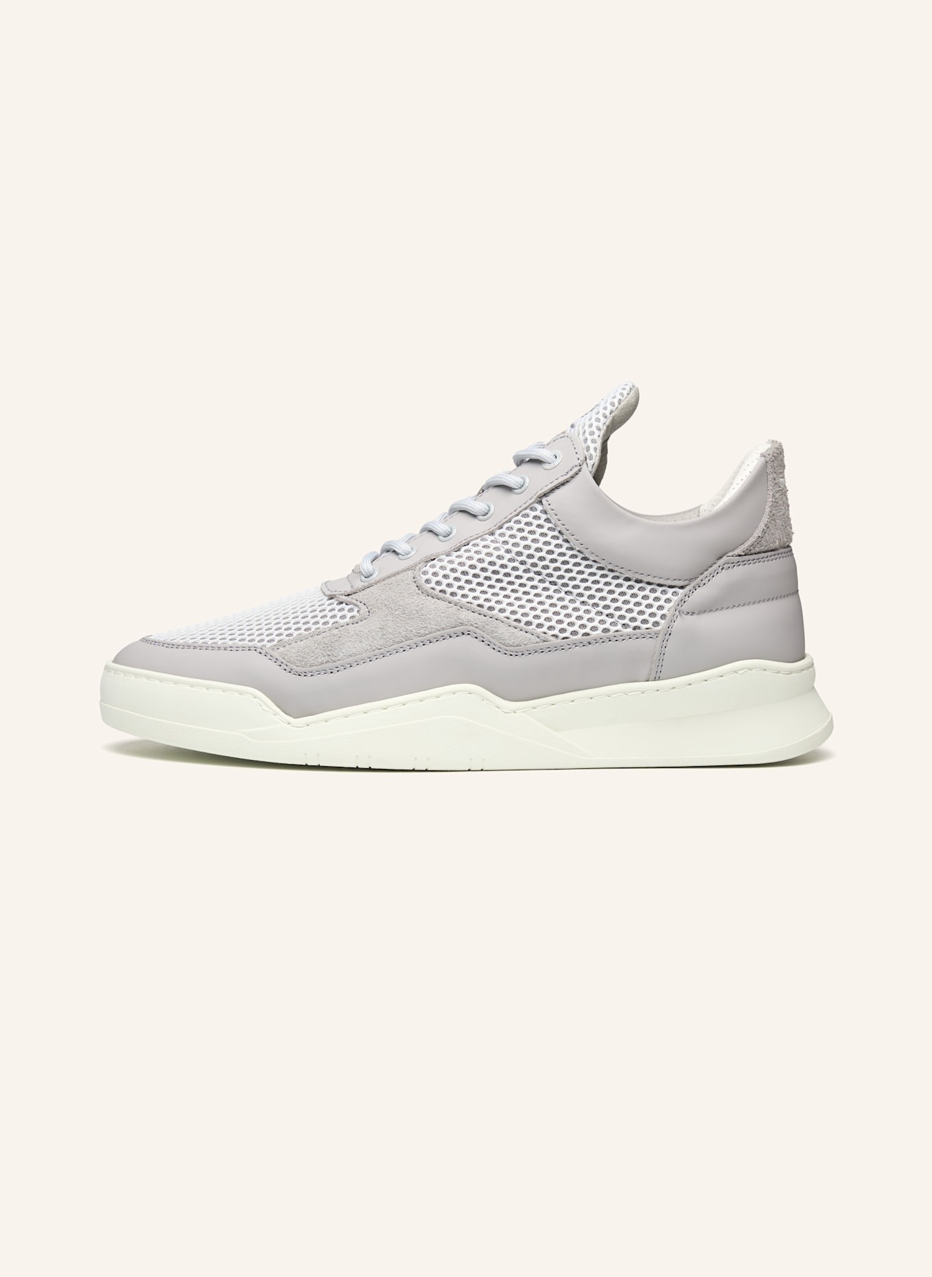 FILLING PIECES Sneaker LOW TOP GHOST MESH: GRAU