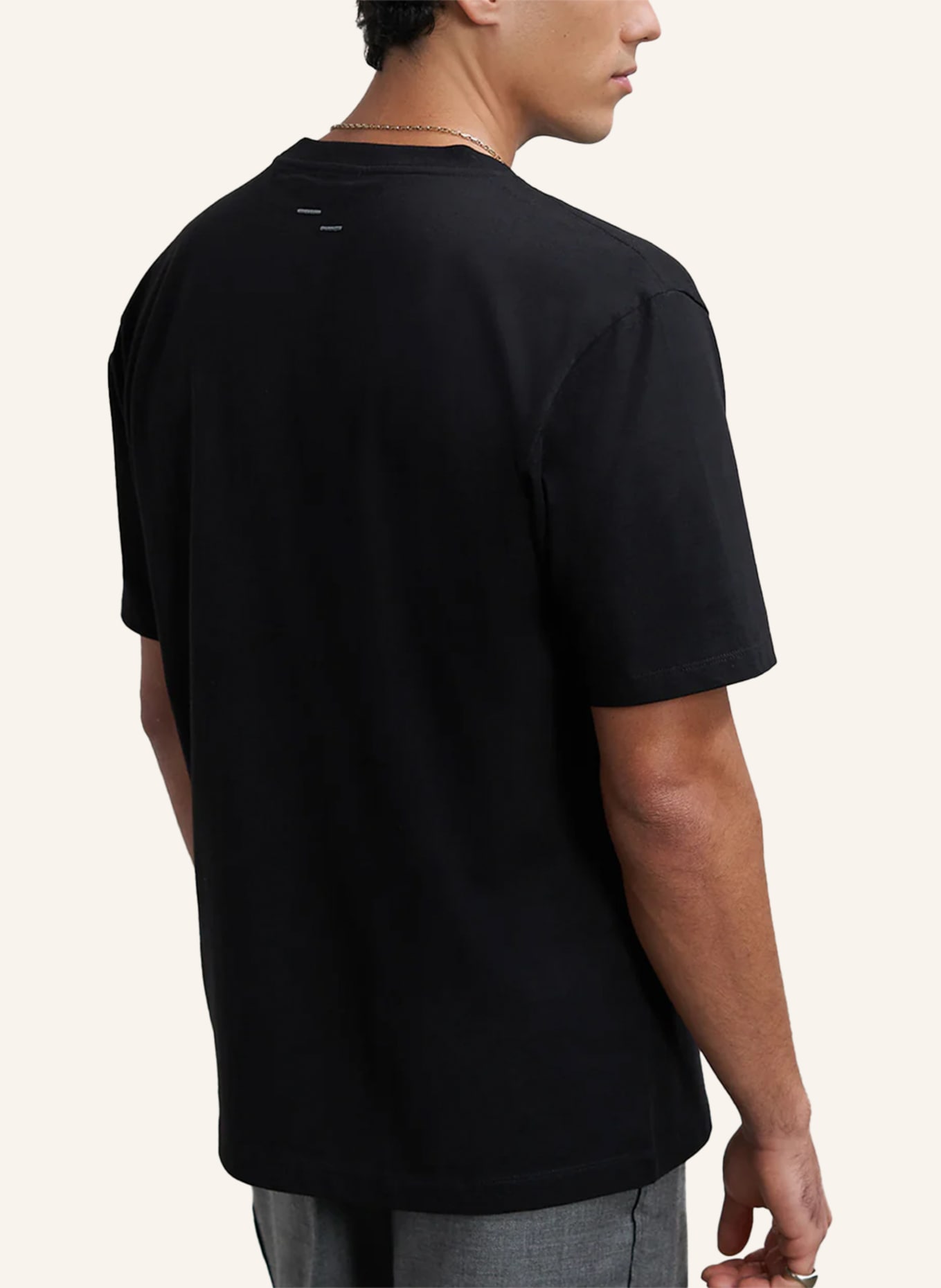FILLING PIECES T-shirt EMBROIDERED KNOT: SCHWARZ
