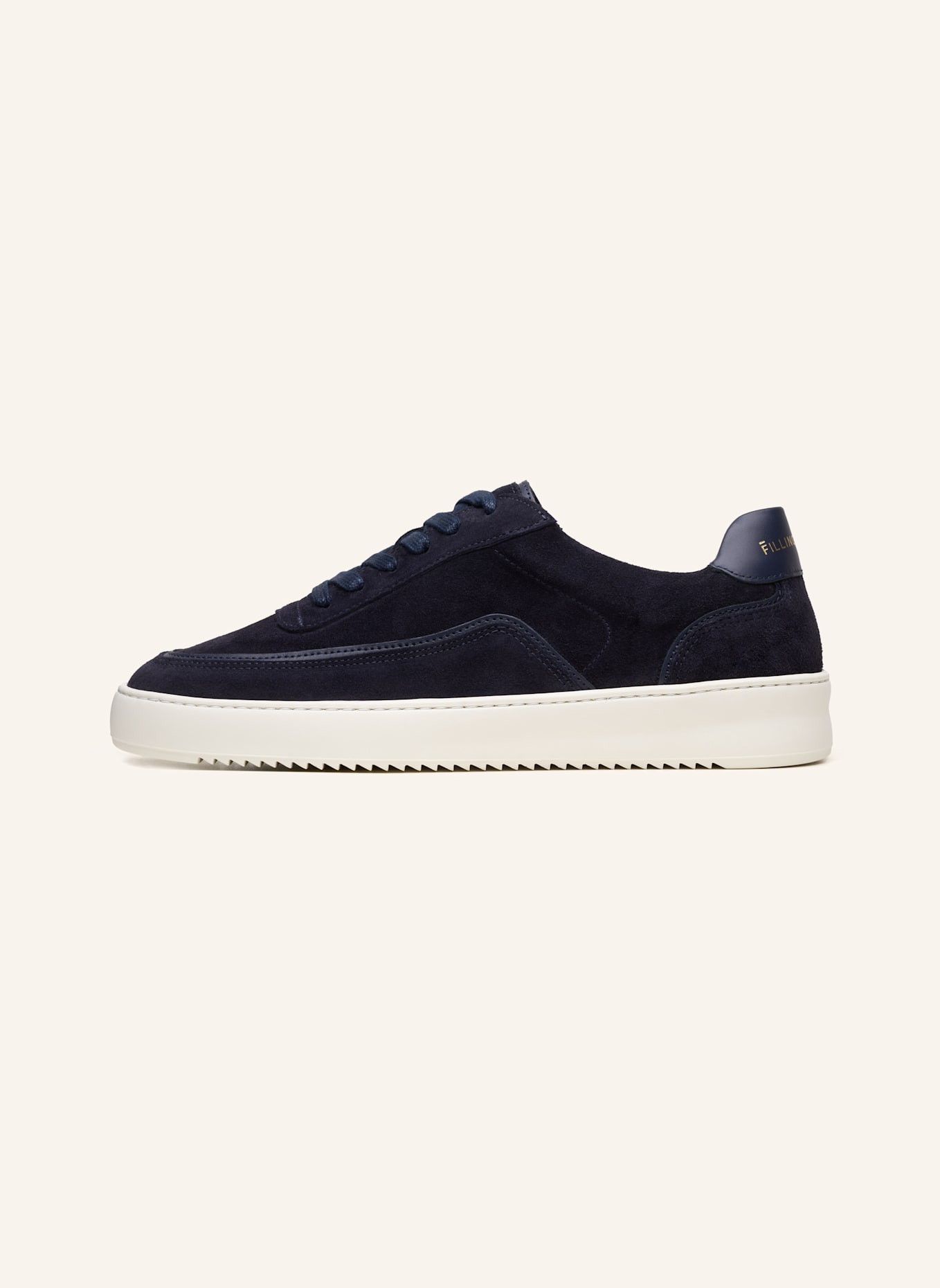 FILLING PIECES Sneaker MONDO STACK SUEDE: DUNKELBLAU