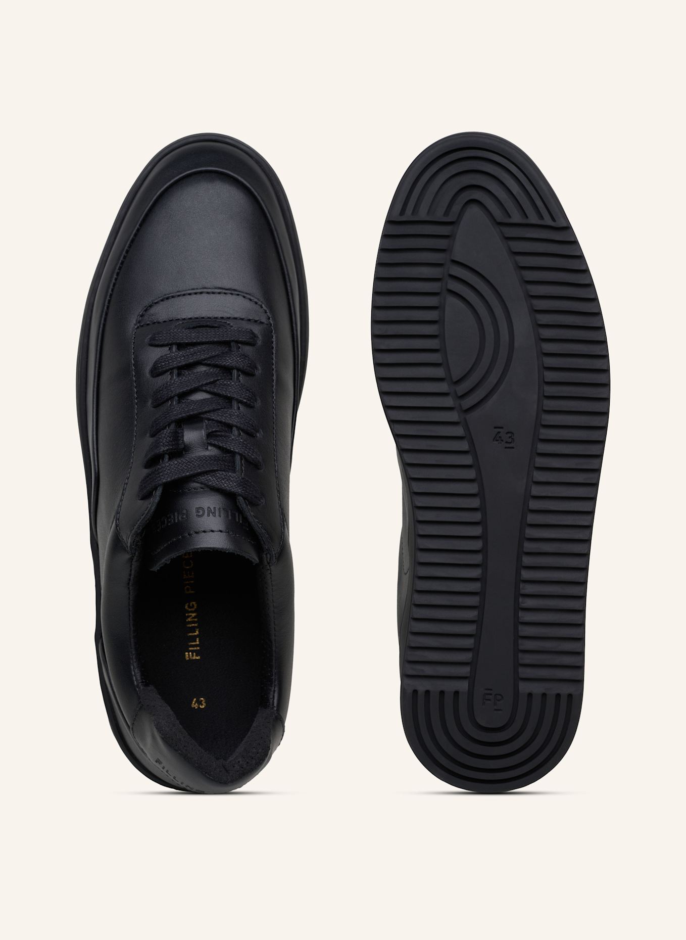 FILLING PIECES Sneaker MONDO SEAMLESS: SCHWARZ