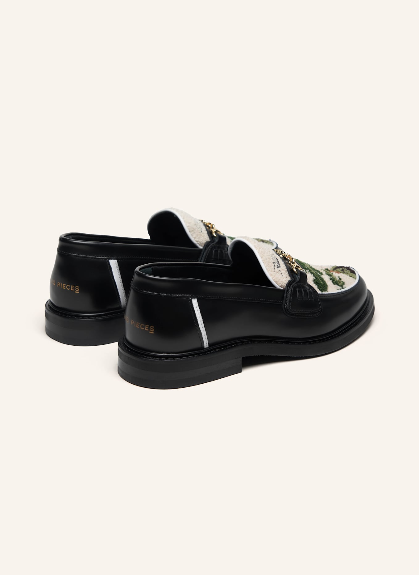 FILLING PIECES Slipper BONSAI: SCHWARZ