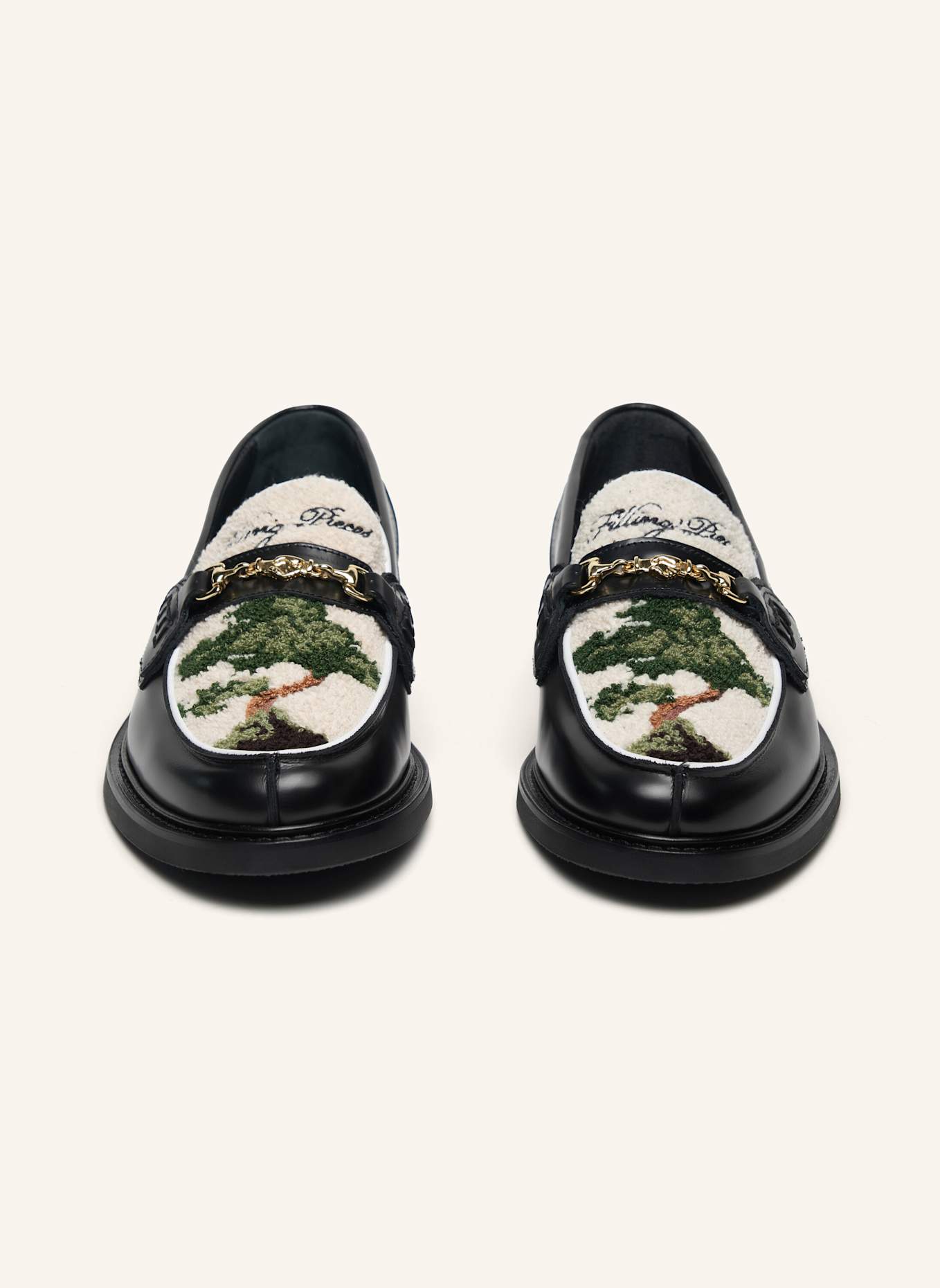 FILLING PIECES Slipper BONSAI: SCHWARZ