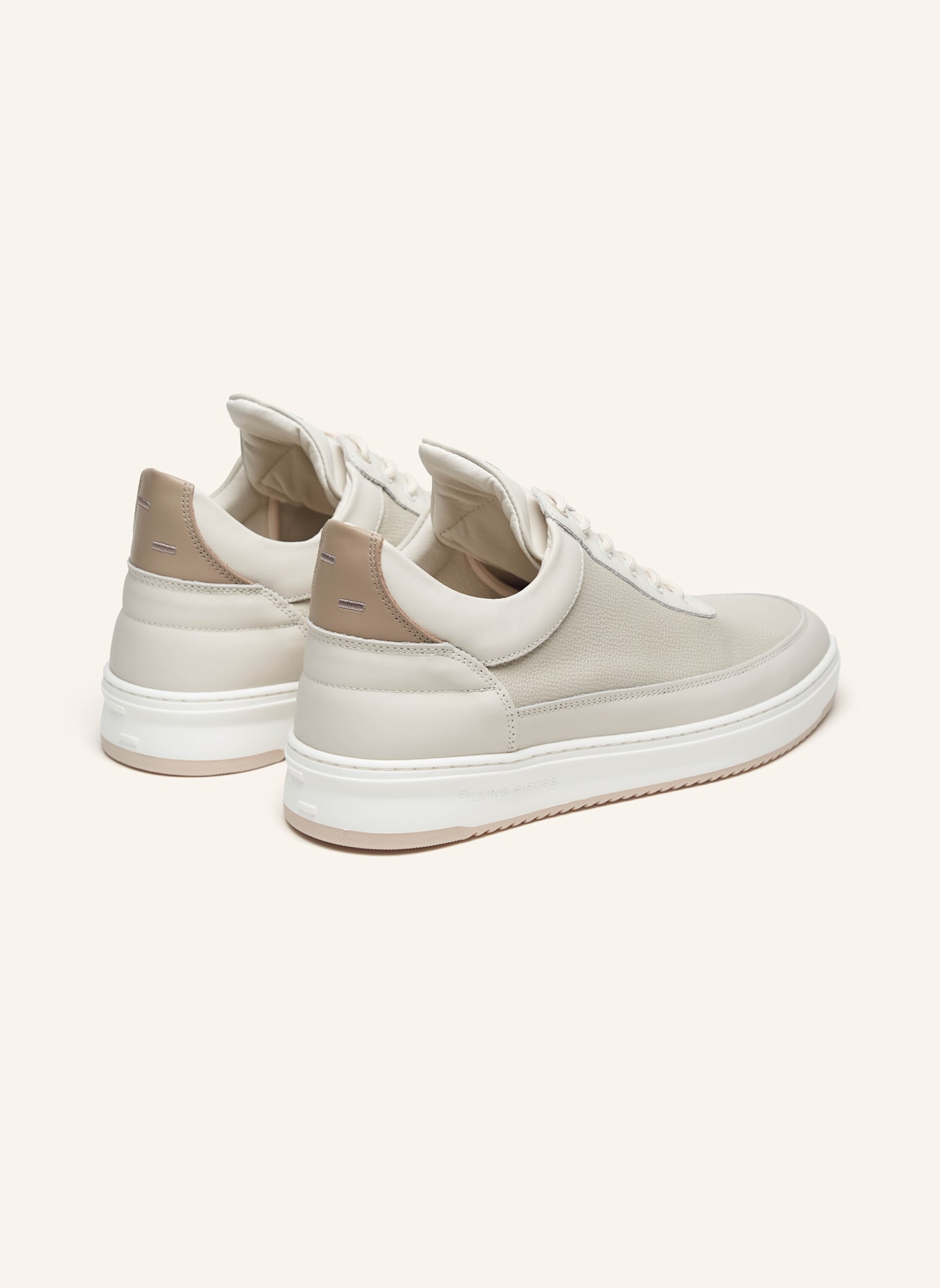 FILLING PIECES Low Top Sneaker TECH CRUMBS: BEIGE