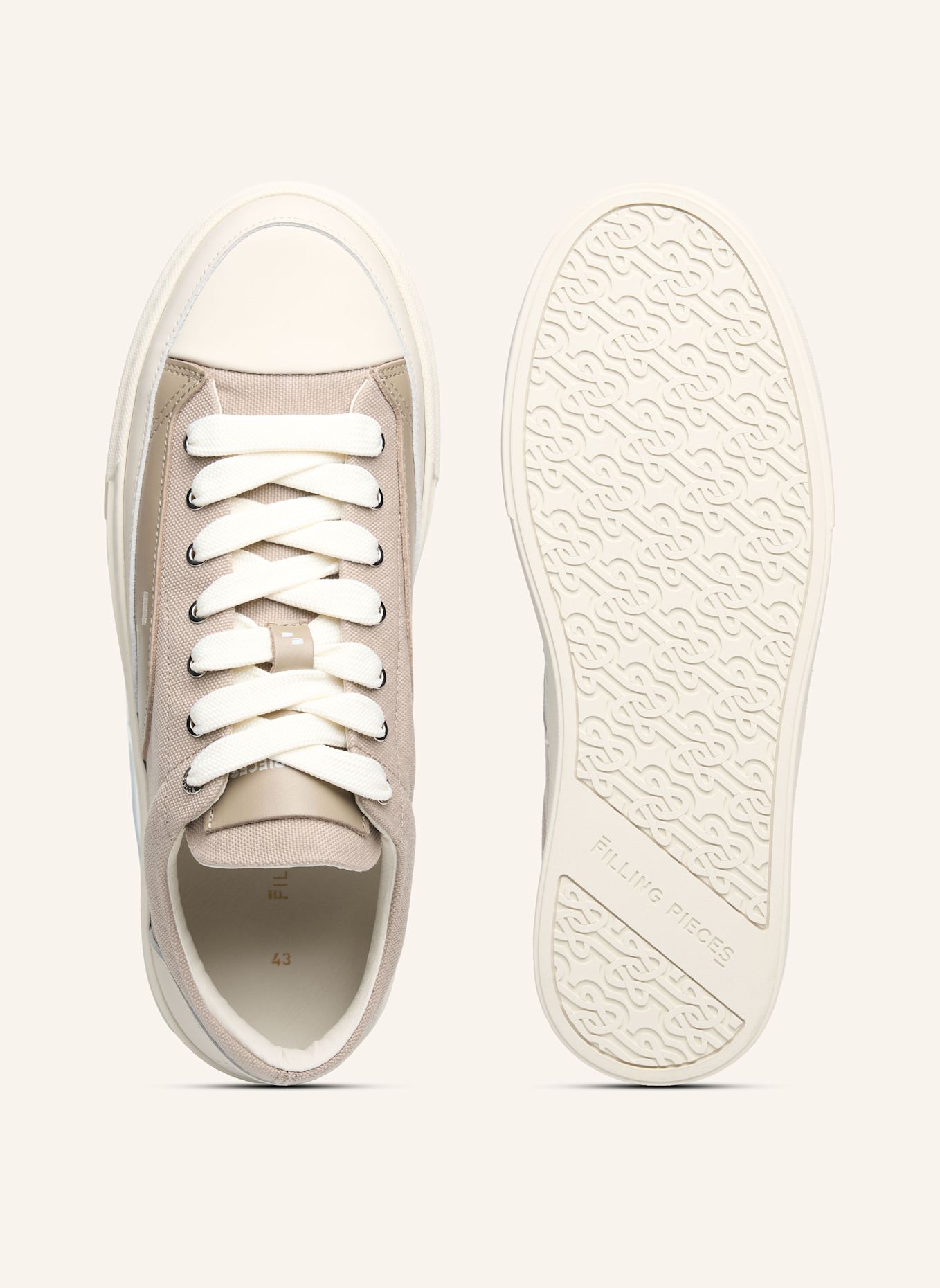 FILLING PIECES Sneaker RIVIERA LOW: BEIGE