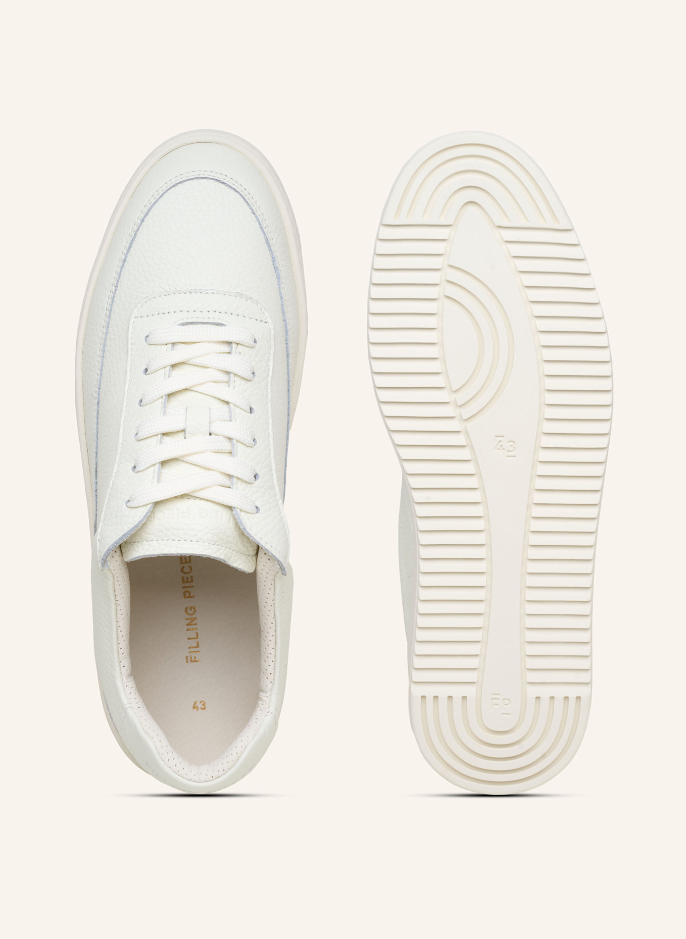 FILLING PIECES Sneaker MONDO GRAIN: BEIGE