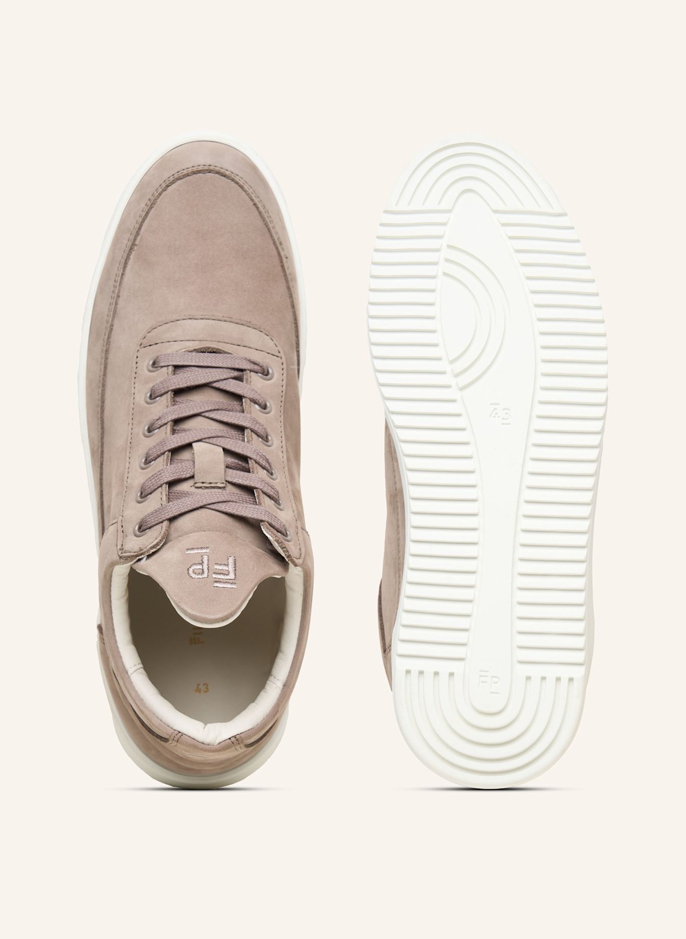 FILLING PIECES Sneaker LOW TOP: BRAUN