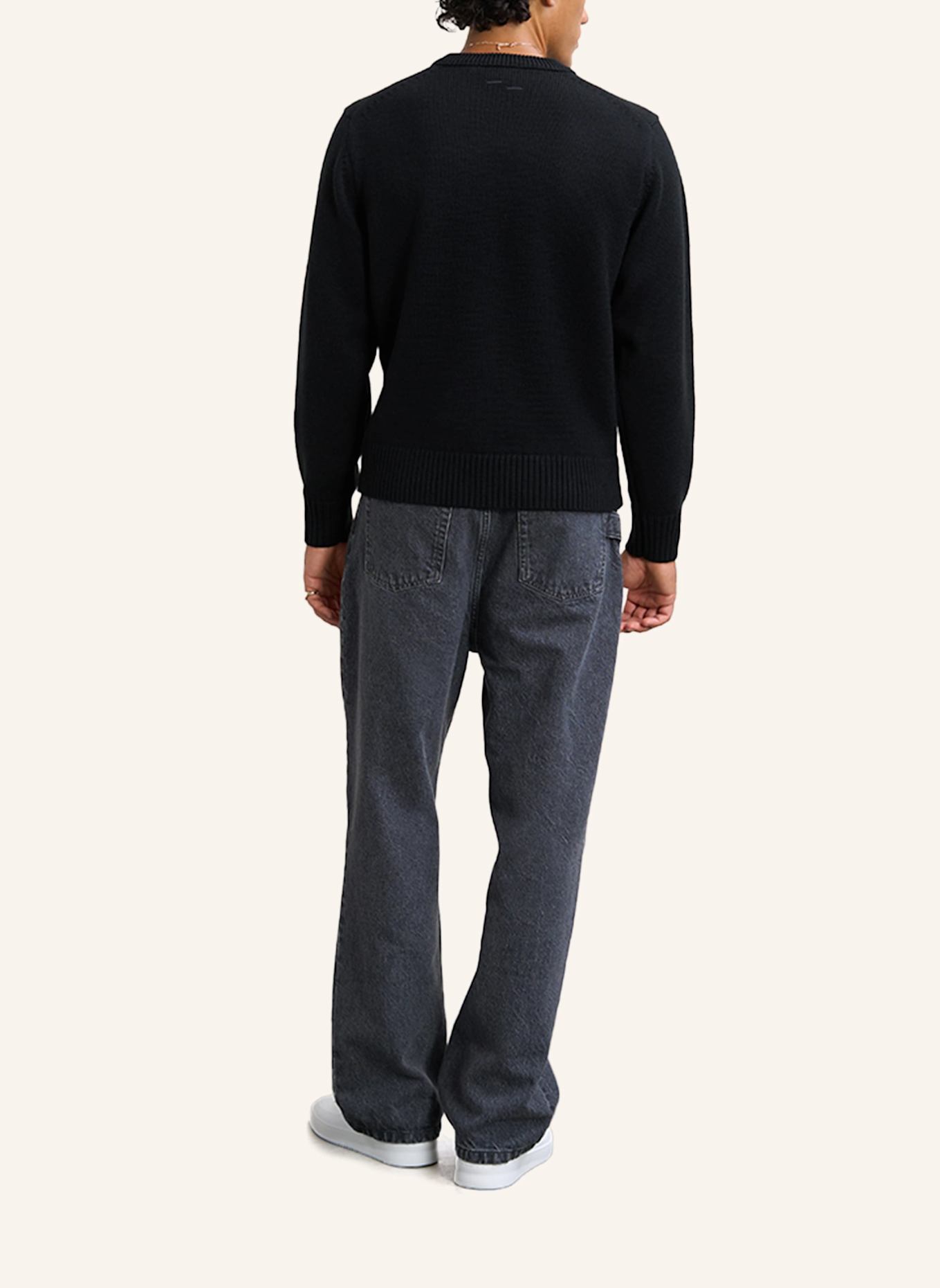 FILLING PIECES Knit Sweater Knot: SCHWARZ