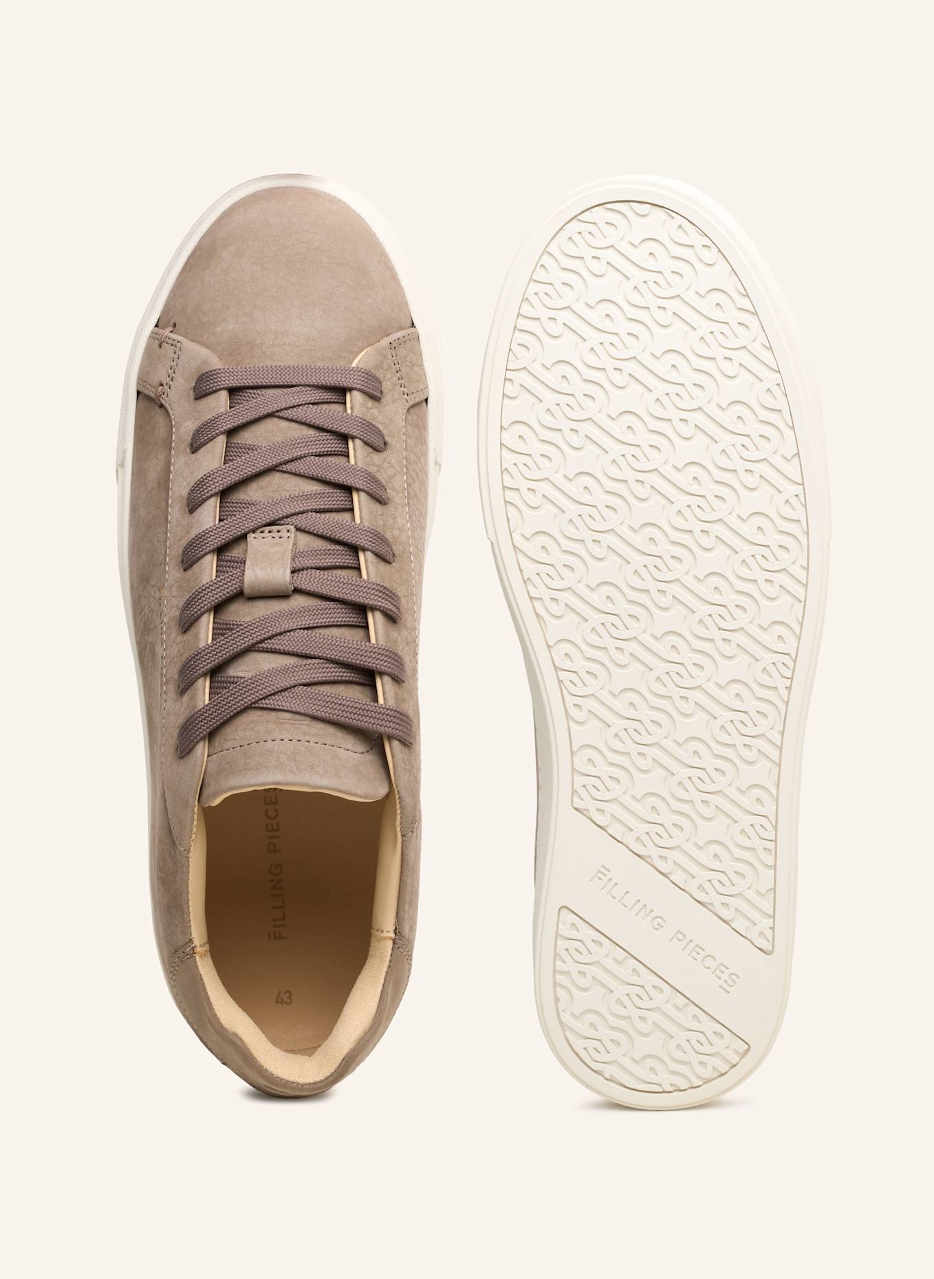 FILLING PIECES Sneaker TIEBREAK GRAIN: BRAUN