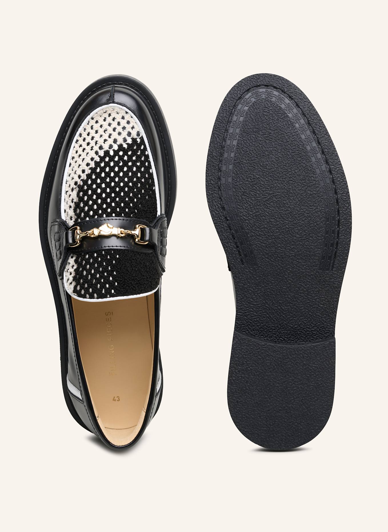 FILLING PIECES Slipper RUGBY: SCHWARZ