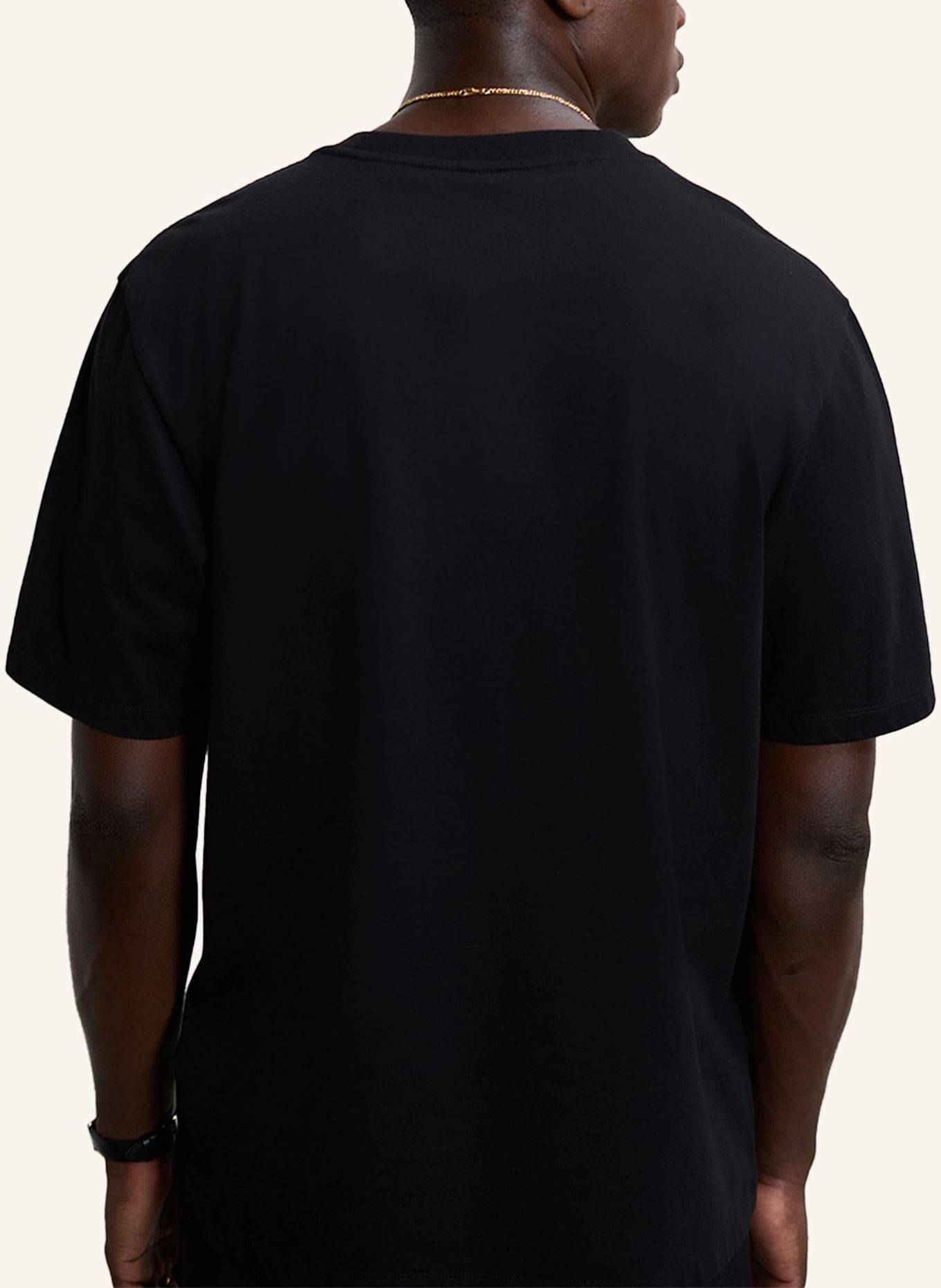 FILLING PIECES T-shirt GOWTU TONAL: SCHWARZ