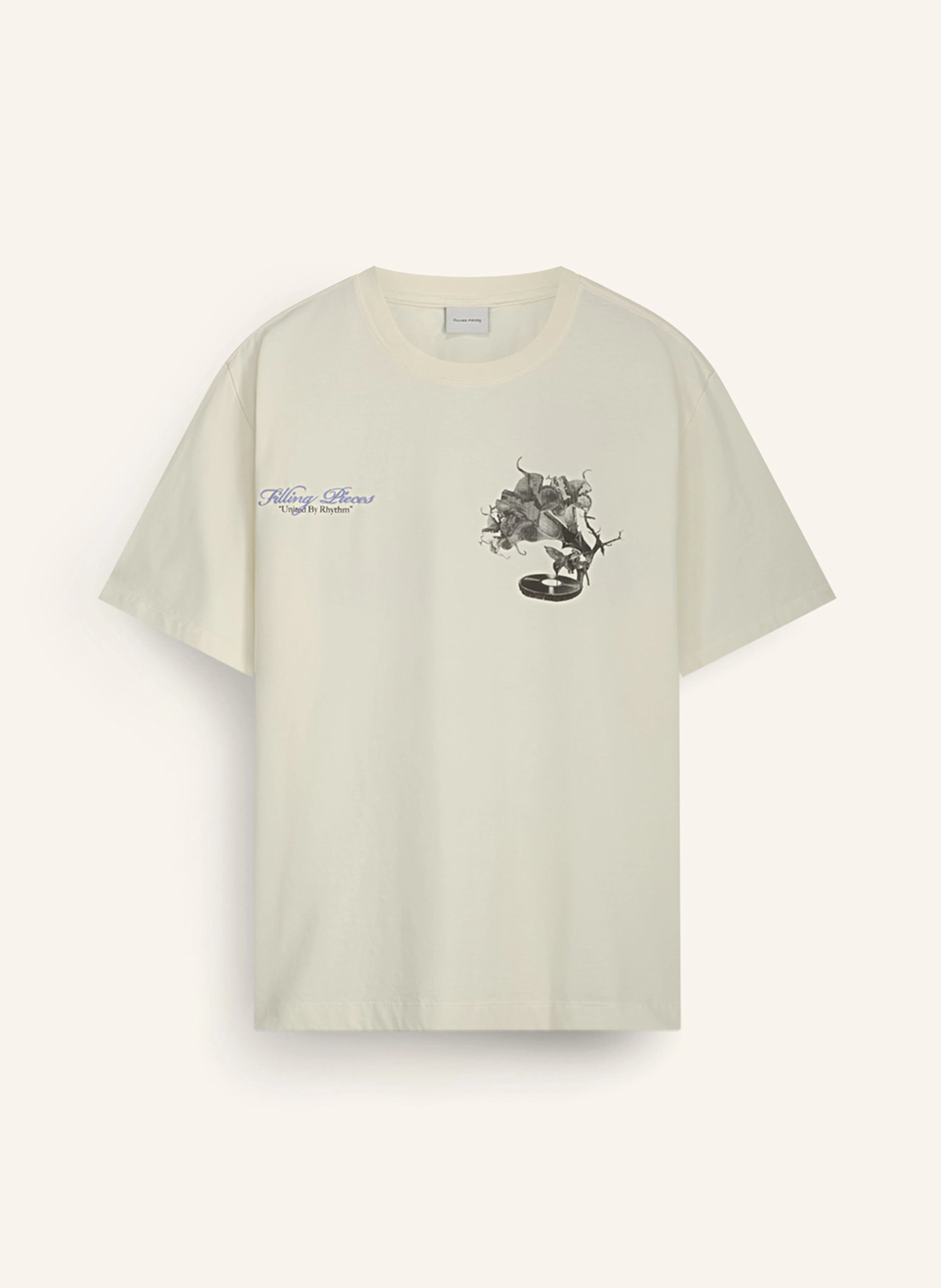 FILLING PIECES T-shirt GRAMOPHONE: WEISS