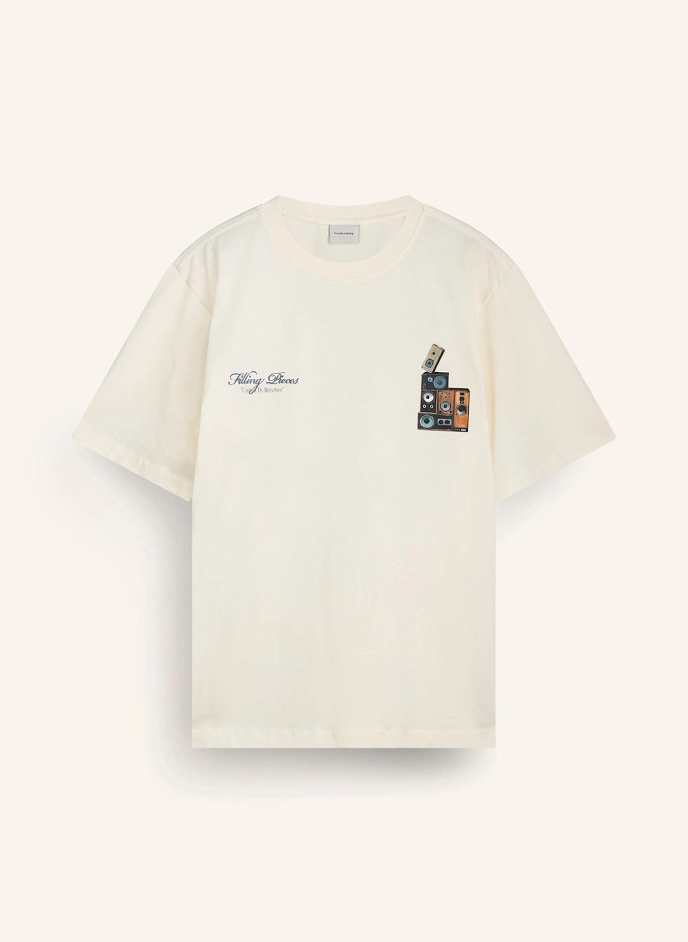FILLING PIECES T-shirt Speaker Wall: WEISS