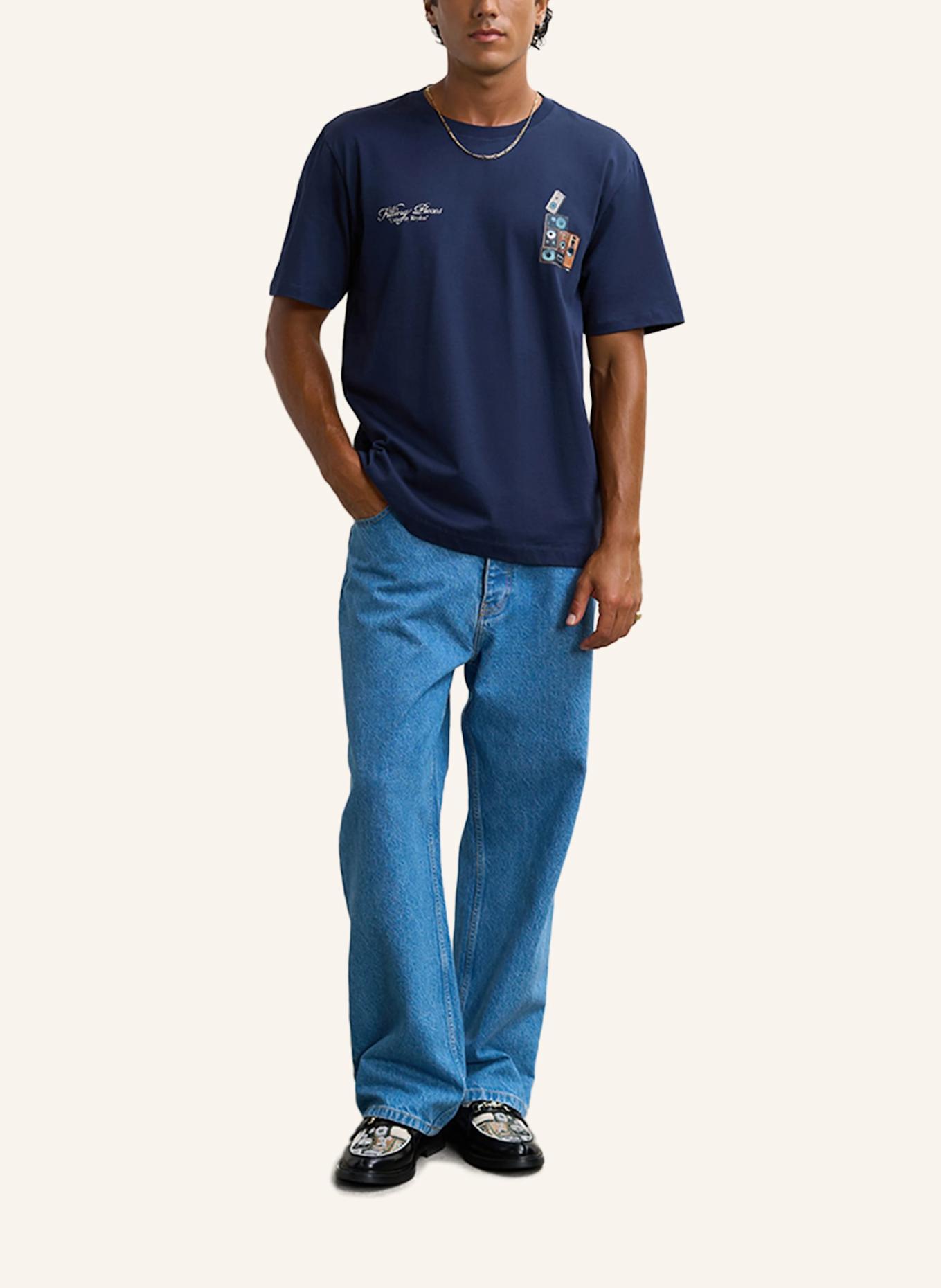 FILLING PIECES T-shirt Speaker Wall: DUNKELBLAU