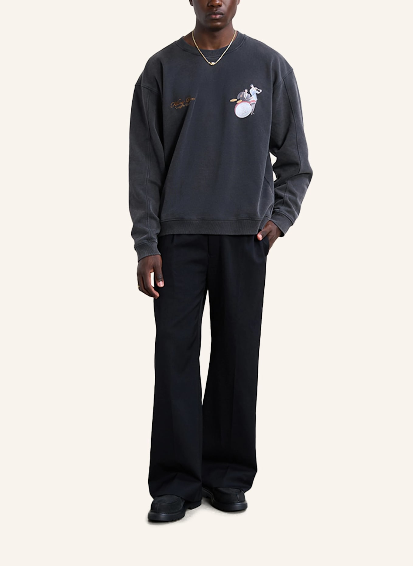 FILLING PIECES Sweatshirt Band: DUNKELGRAU