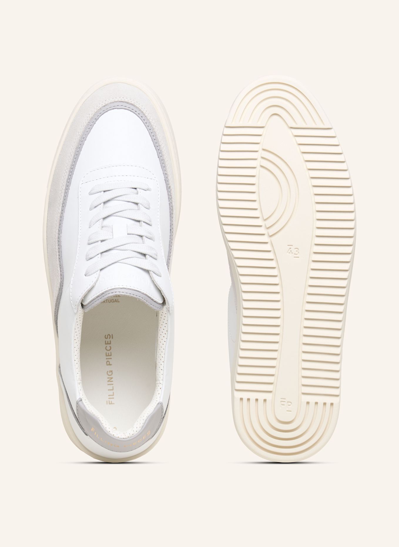FILLING PIECES Sneaker MONDO STACK NAPPA: GRAU