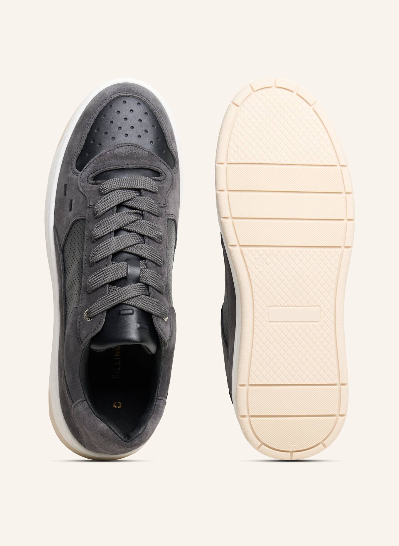 FILLING PIECES Sneaker CRUISER NEAT: GRAU