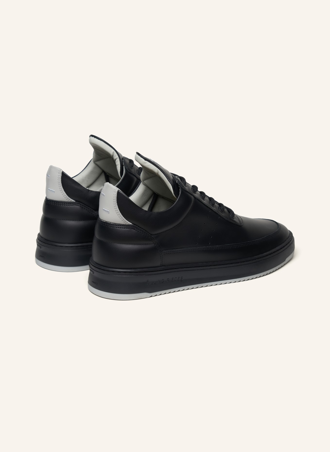 FILLING PIECES Low Top Sneaker BIANCO, Farbe: SCHWARZ (Bild 2)