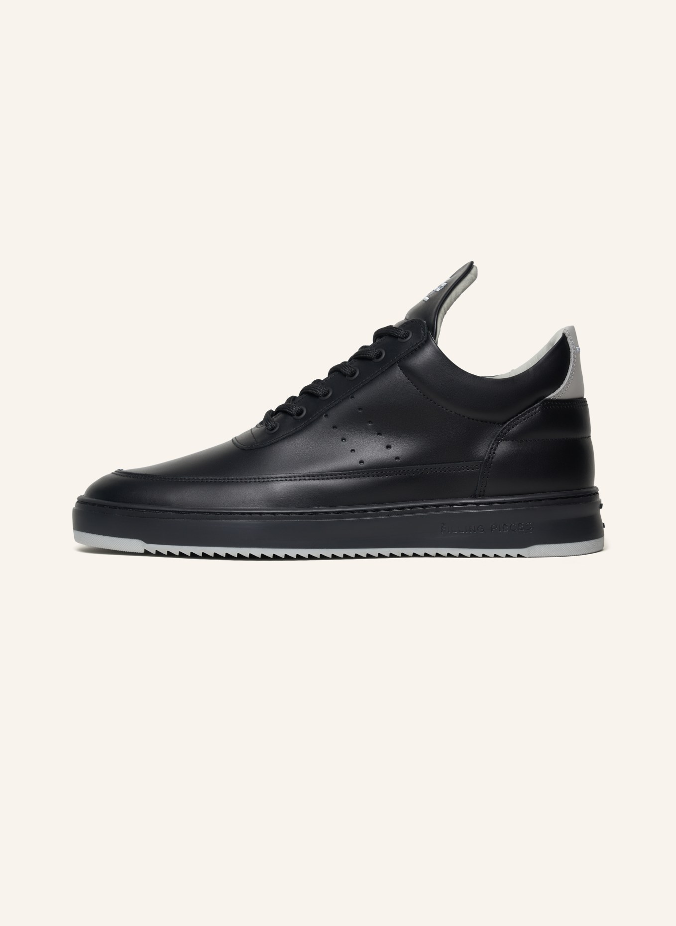 FILLING PIECES Low Top Sneaker BIANCO, Farbe: SCHWARZ (Bild 3)