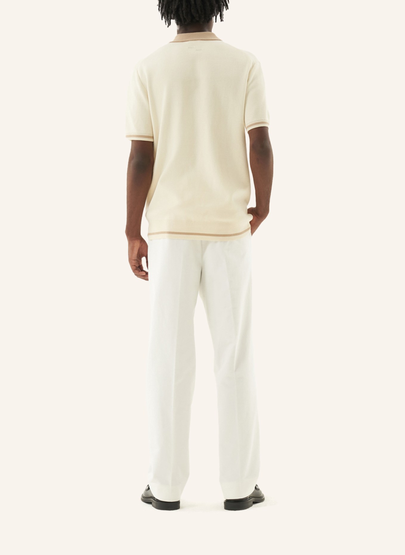 FILLING PIECES Poloshirt KNIT, Farbe: BEIGE (Bild 2)