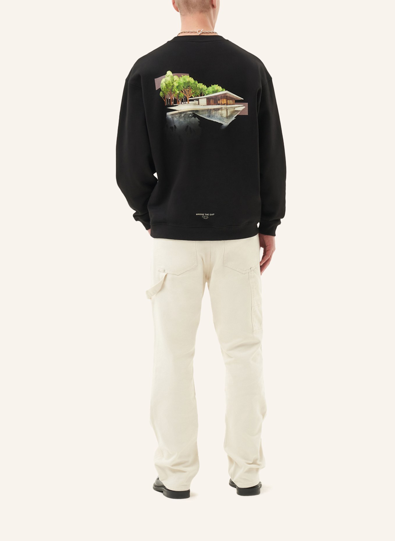 FILLING PIECES Sweatshirt Pavilion, Farbe: SCHWARZ (Bild 2)