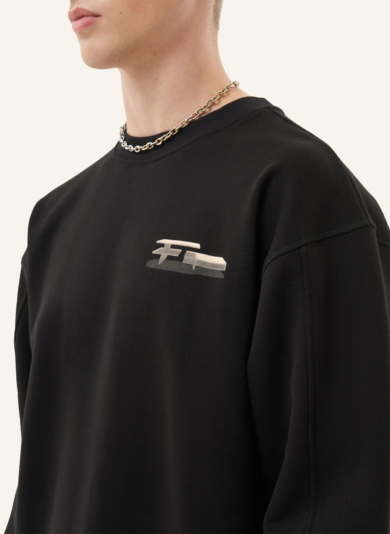 FILLING PIECES Sweatshirt Pavilion, Farbe: SCHWARZ (Bild 3)