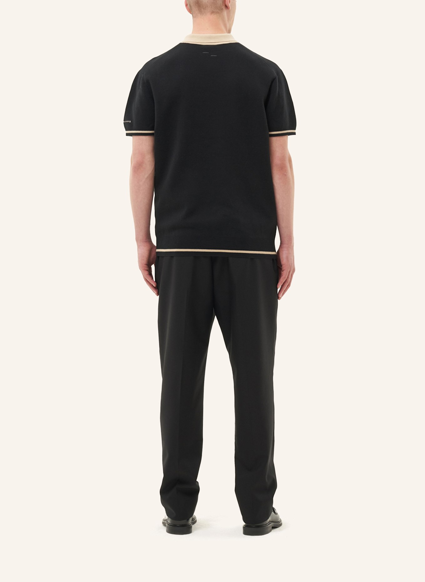 FILLING PIECES Poloshirt KNIT, Farbe: SCHWARZ (Bild 2)