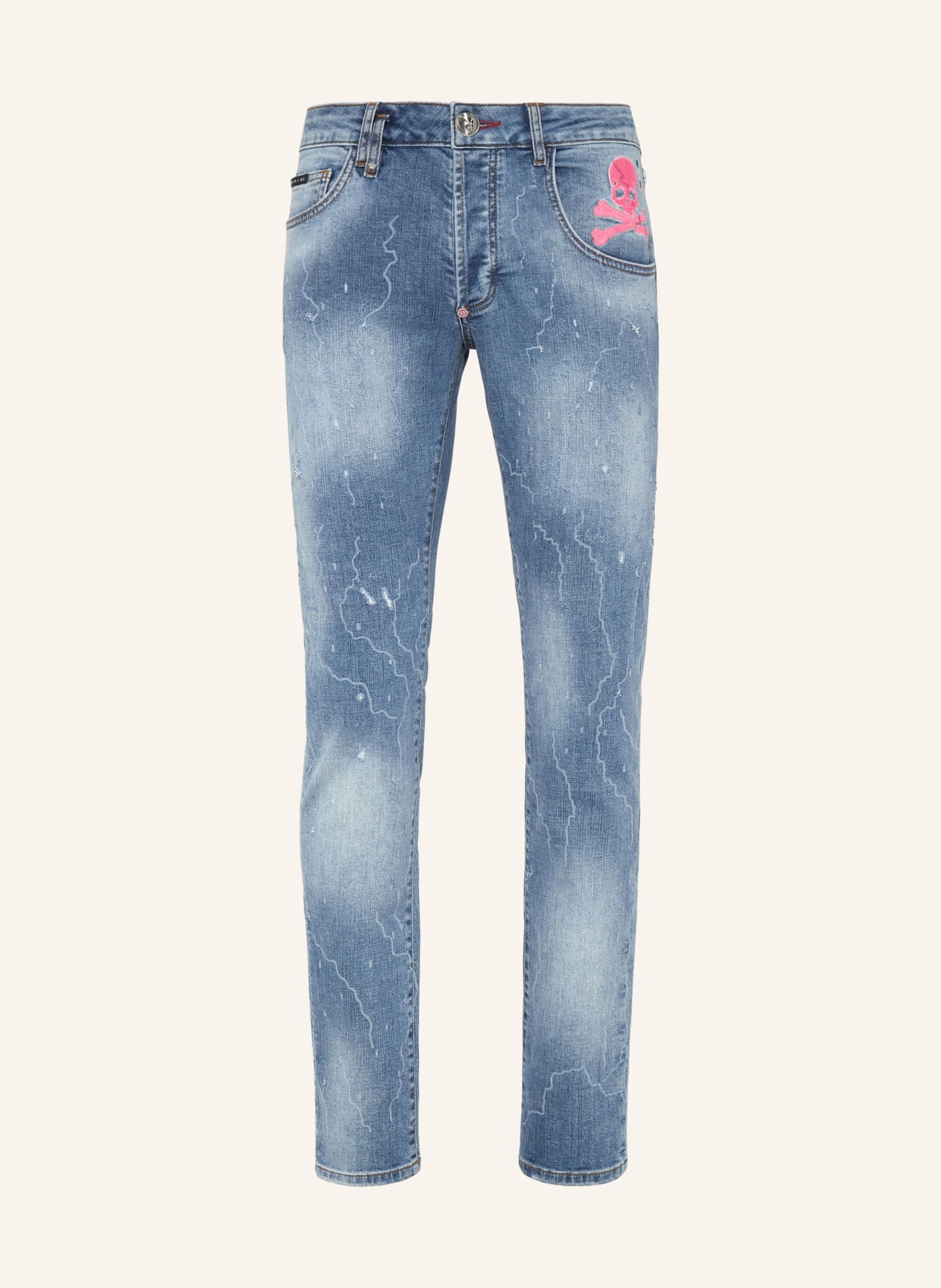 PHILIPP PLEIN Jeans SKULL & BONES Super Straight Fit (Bild 1)