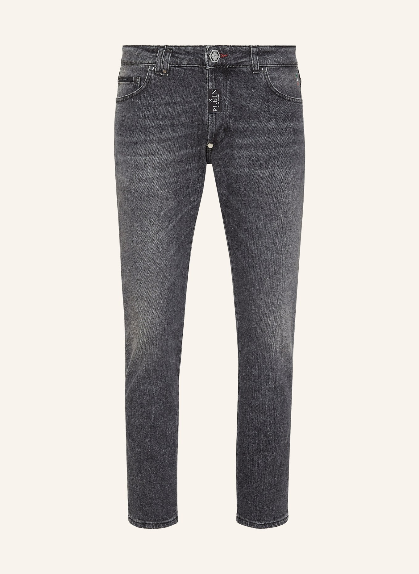 PHILIPP PLEIN Jeans Skinny Fit, Farbe: GRAU (Bild 1)