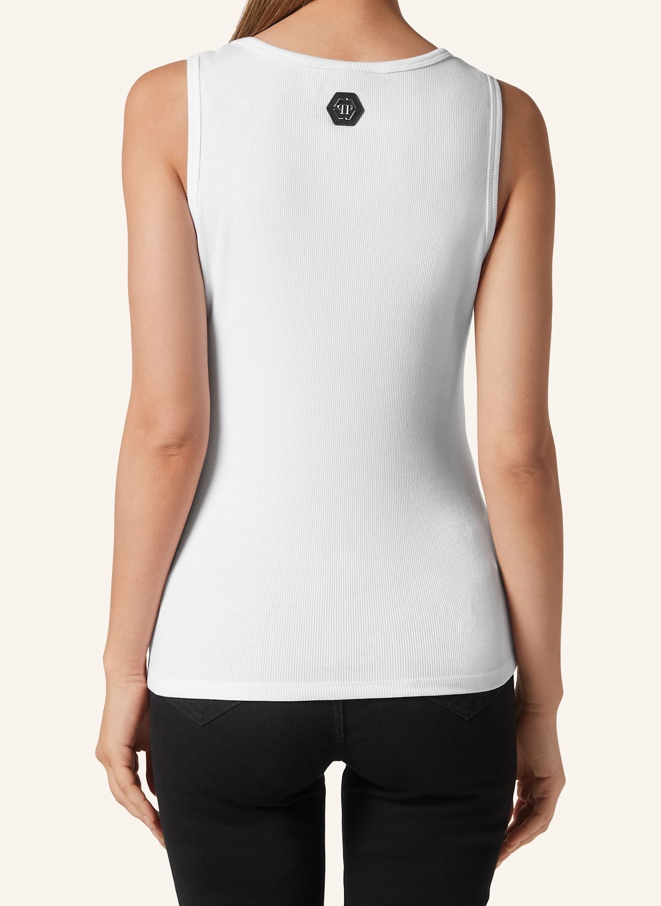 PHILIPP PLEIN Tanktop HEXAGON, Farbe: WEISS (Bild 2)