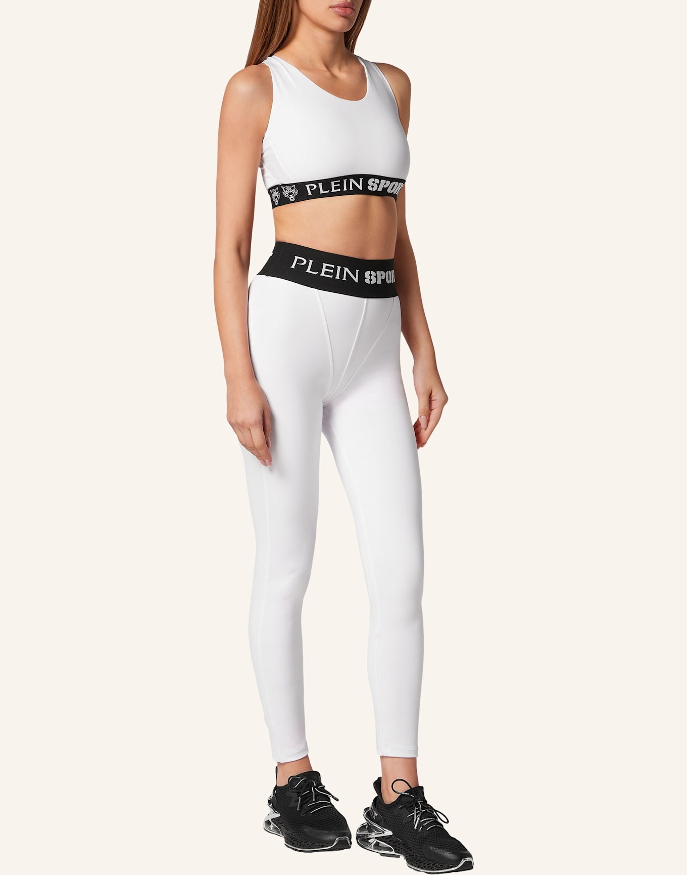 PLEIN SPORT Cropped Top, Farbe: WEISS (Bild 4)