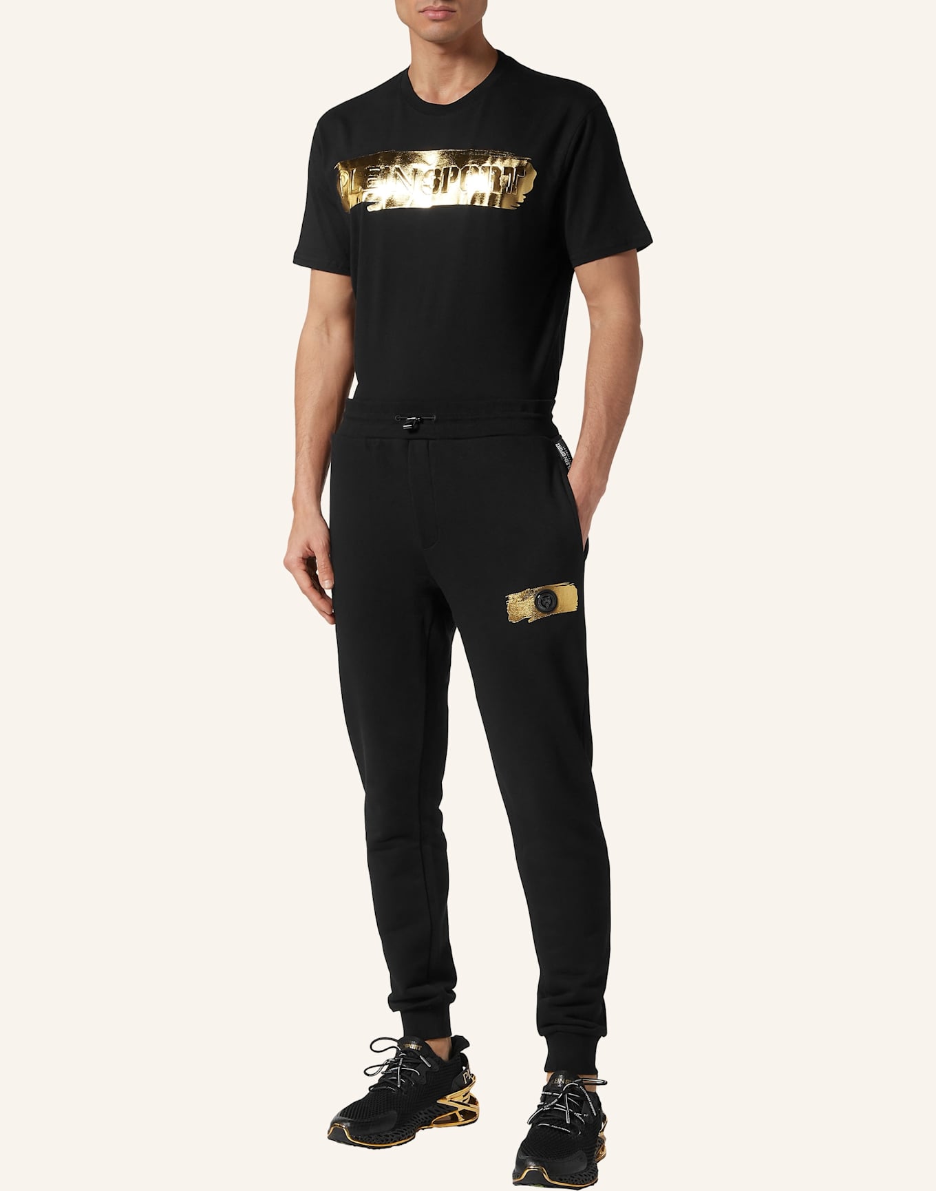 PLEIN SPORT PLEIN SPORT Jogginghose Sweatpants, Farbe: SCHWARZ (Bild 4)