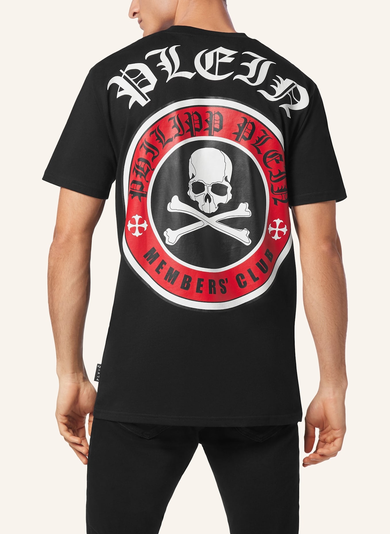 PHILIPP PLEIN PHILIPP PLEIN T-Shirt SKULL&BONES, Farbe: SCHWARZ (Bild 2)