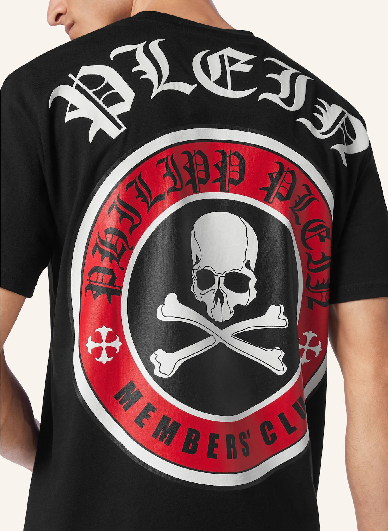 PHILIPP PLEIN PHILIPP PLEIN T-Shirt SKULL&BONES, Farbe: SCHWARZ (Bild 3)