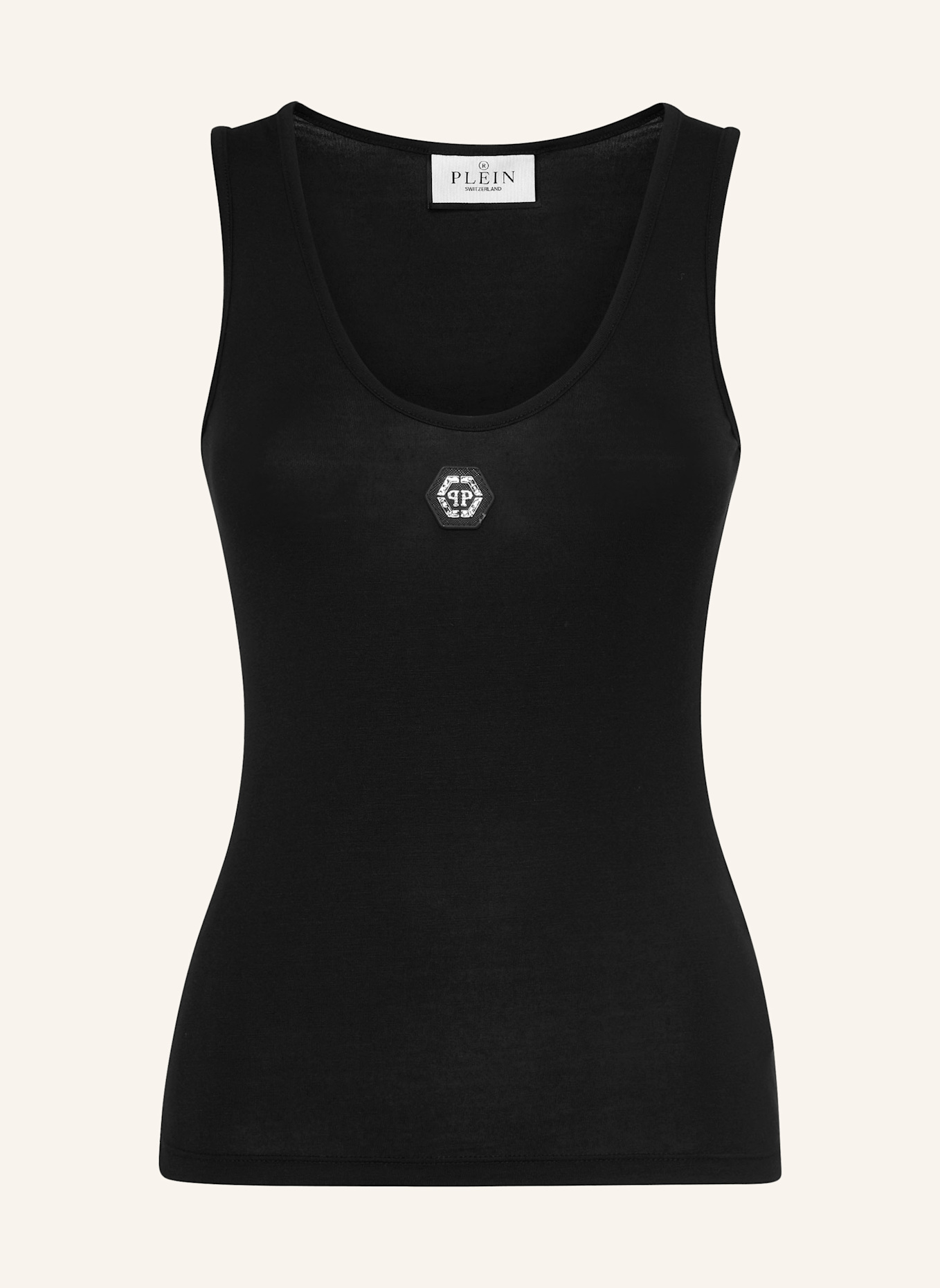 PHILIPP PLEIN Tanktop, Farbe: SCHWARZ (Bild 1)