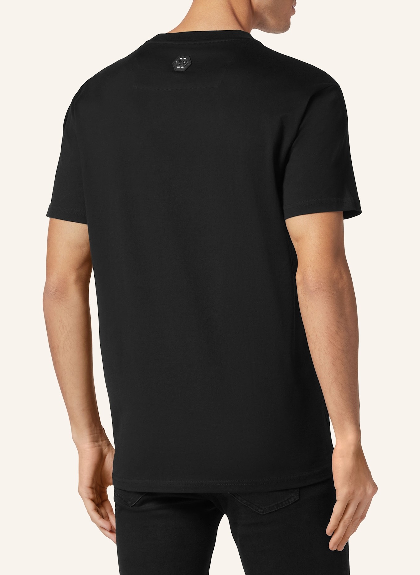 PHILIPP PLEIN T-Shirt HEXAGON, Farbe: SCHWARZ (Bild 2)