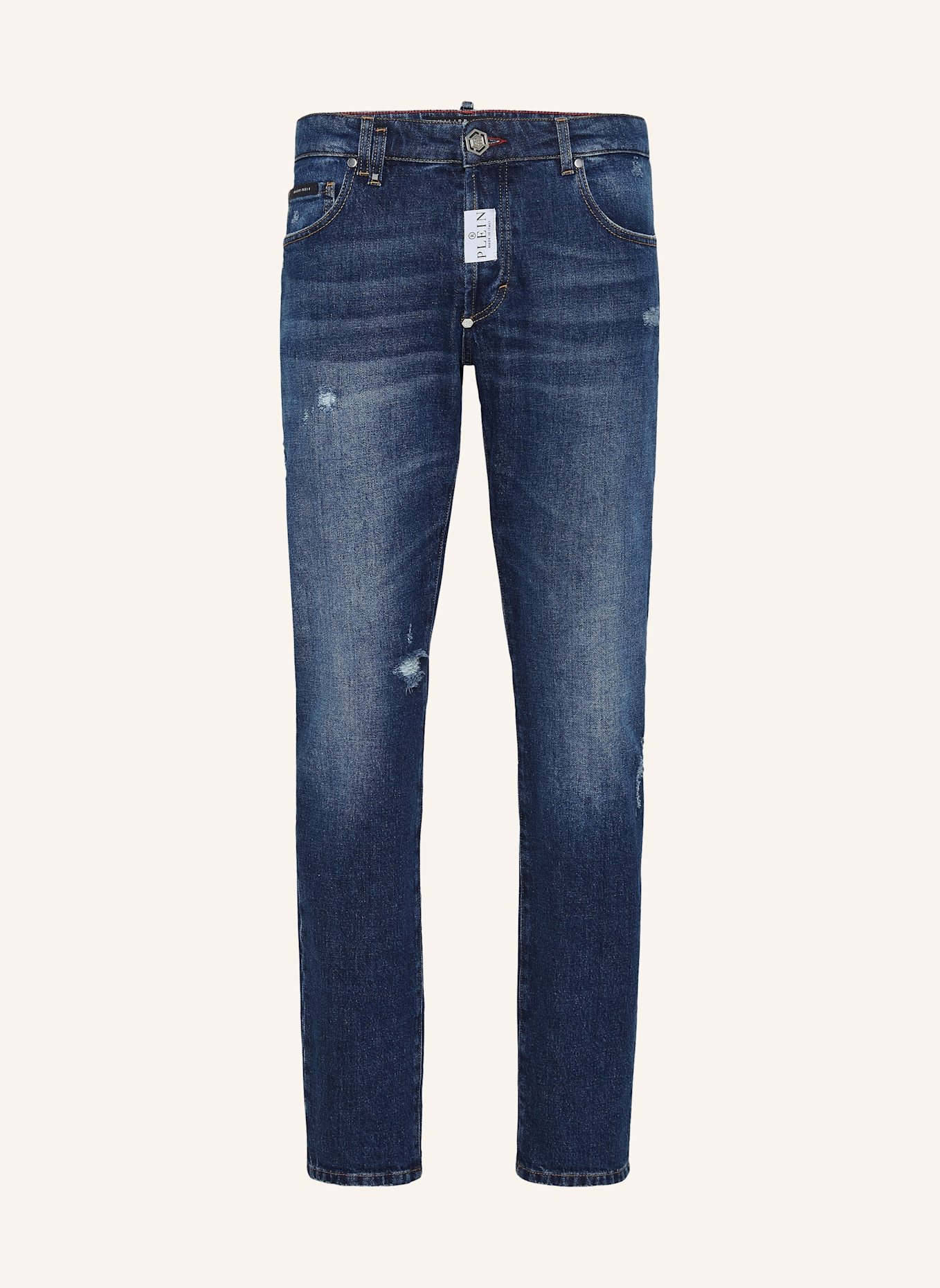 PHILIPP PLEIN Jeans Regular Fit, Farbe: BLAU (Bild 1)