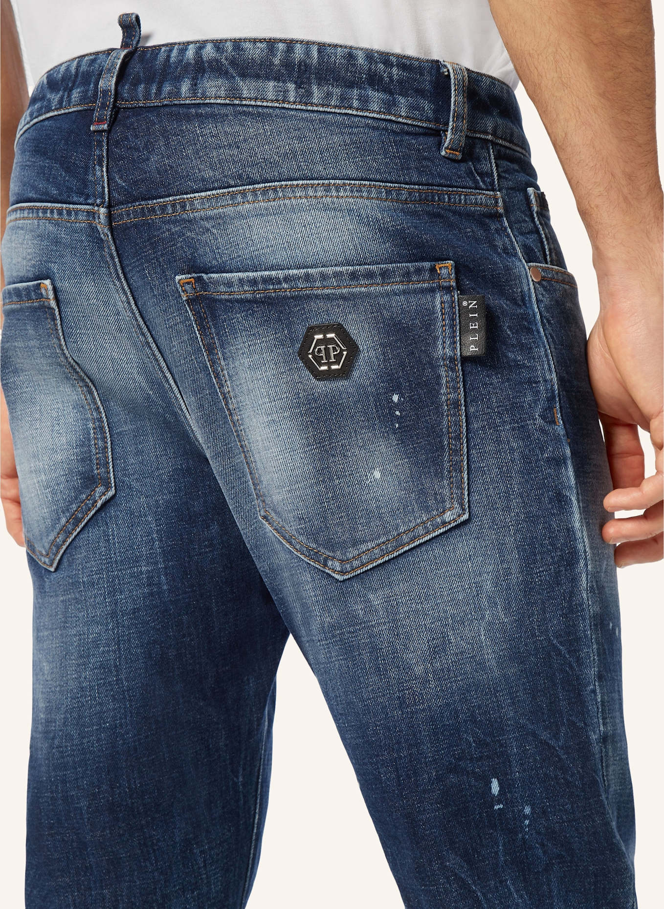 PHILIPP PLEIN Jeans Skinny Fit, Farbe: BLAU (Bild 3)