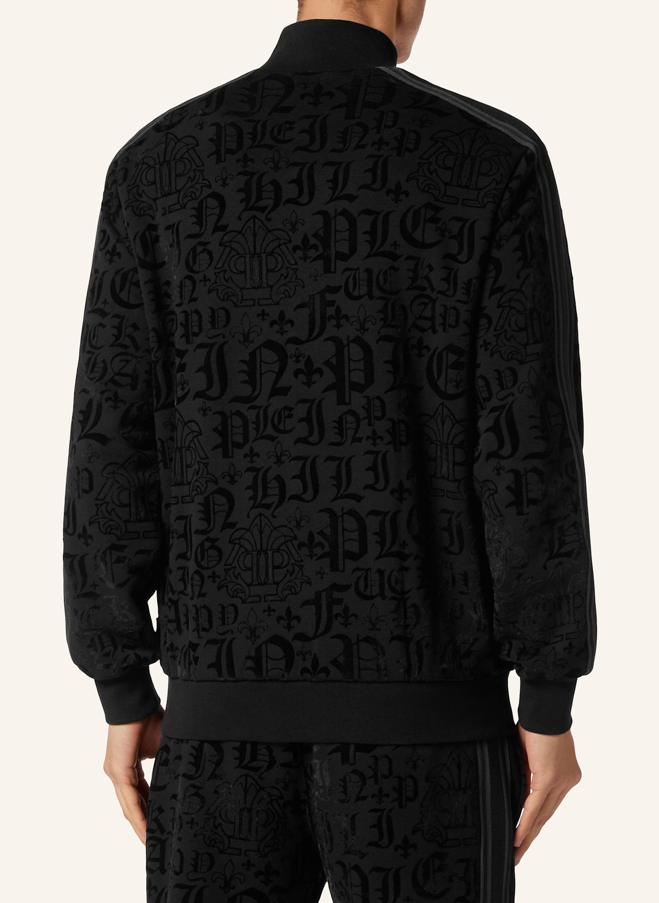 PHILIPP PLEIN Sweatjacke GOTHIC PLEIN, Farbe: SCHWARZ (Bild 2)