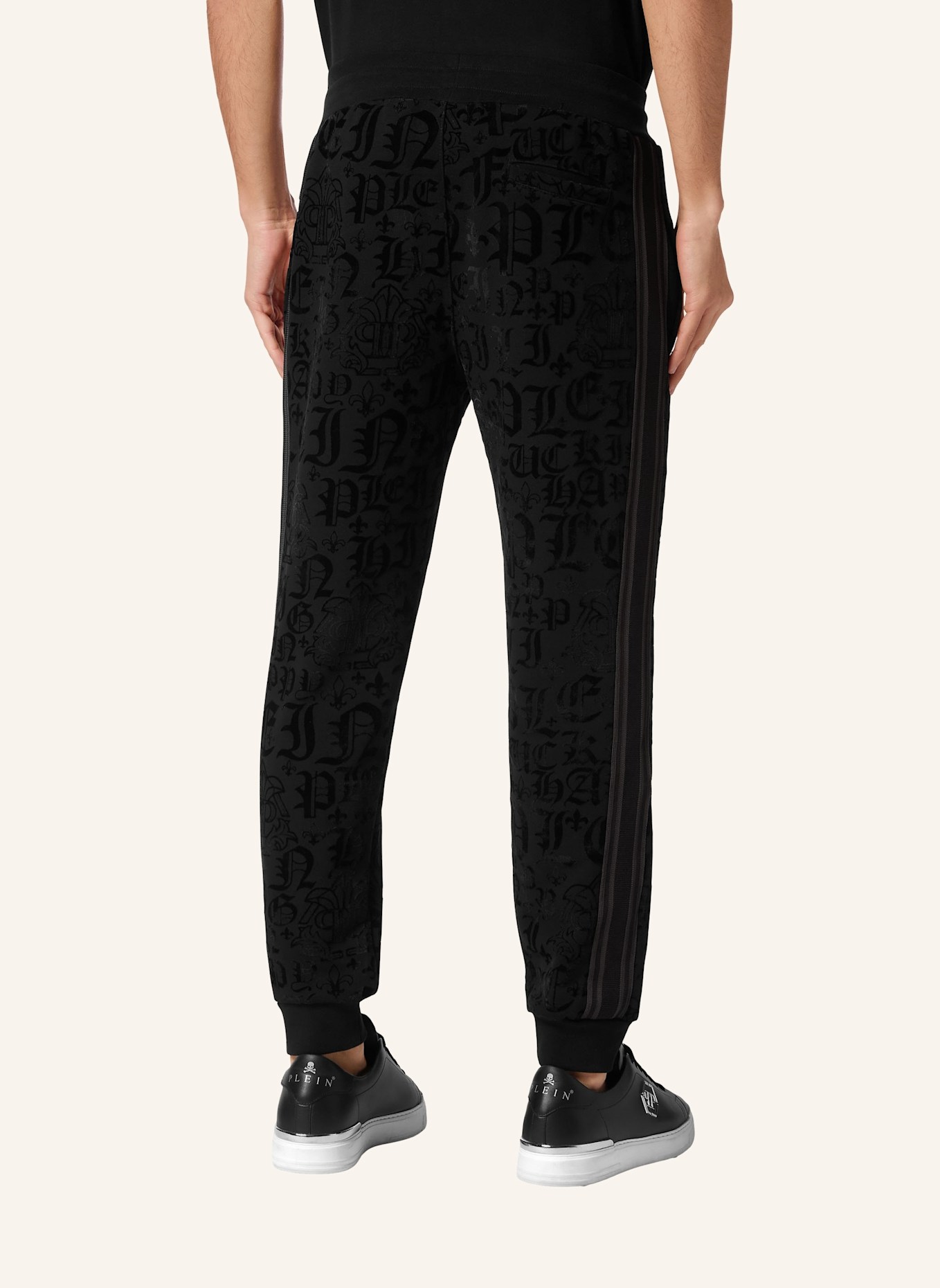 PHILIPP PLEIN Sweatpants GOTHIC PLEIN, Farbe: SCHWARZ (Bild 2)