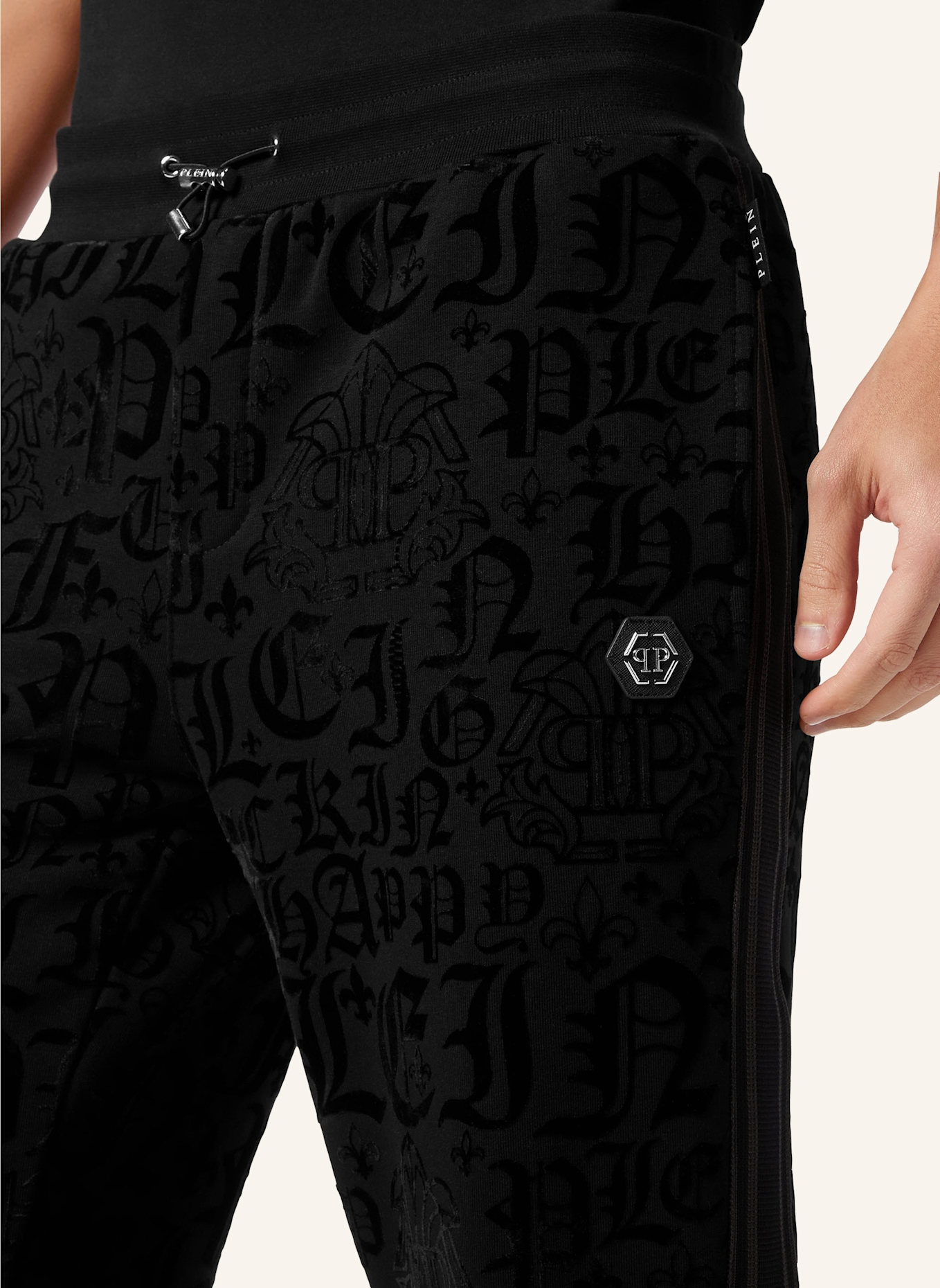 PHILIPP PLEIN Sweatpants GOTHIC PLEIN, Farbe: SCHWARZ (Bild 3)