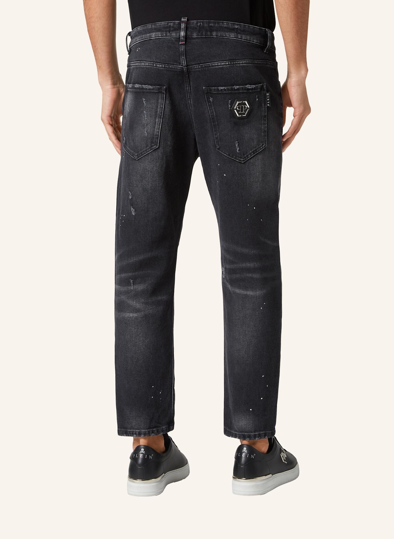 PHILIPP PLEIN Jeans Regular Fit, Farbe: DUNKELGRAU/ SCHWARZ (Bild 2)