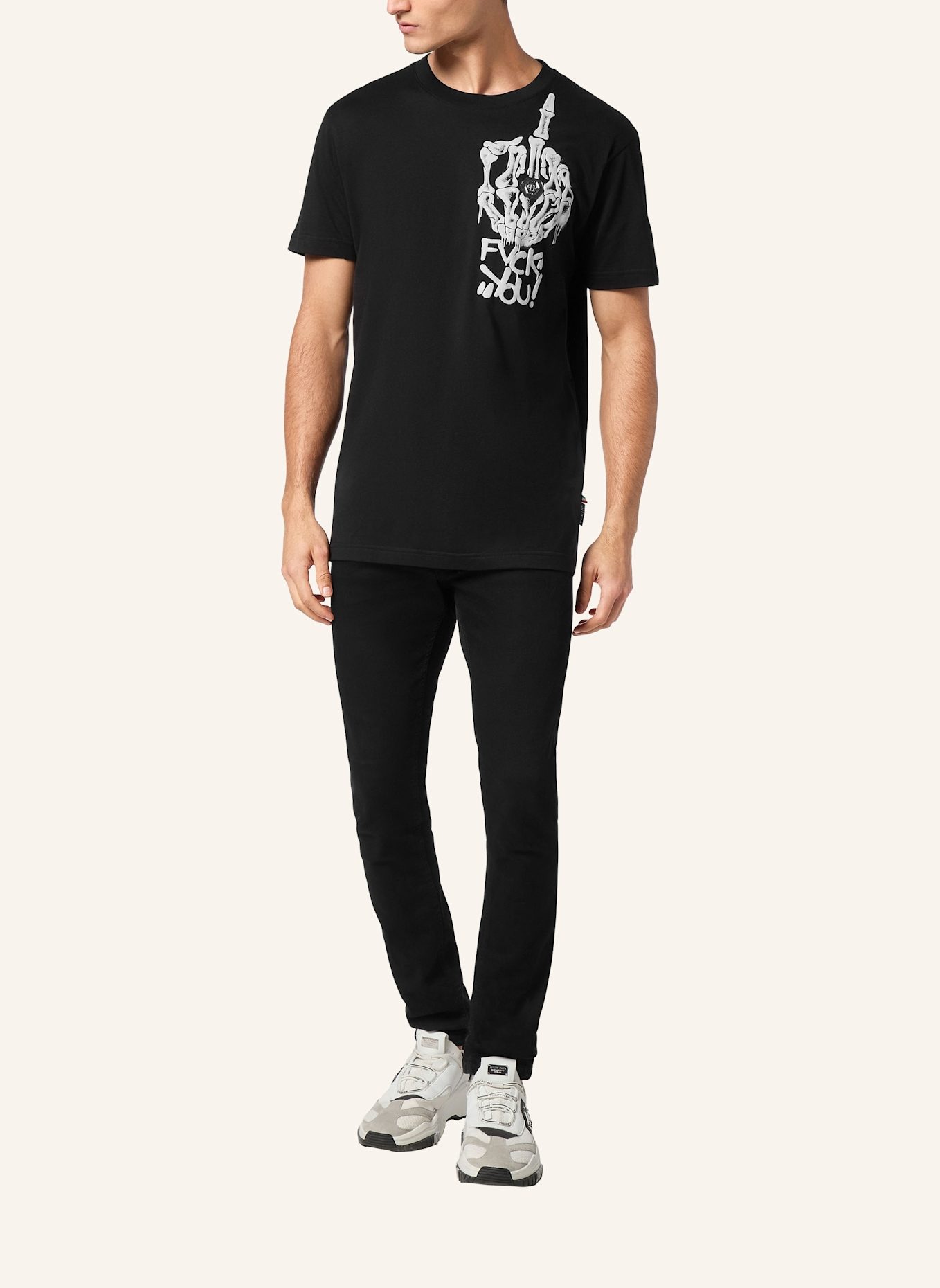 PHILIPP PLEIN T-Shirt, Farbe: SCHWARZ (Bild 4)